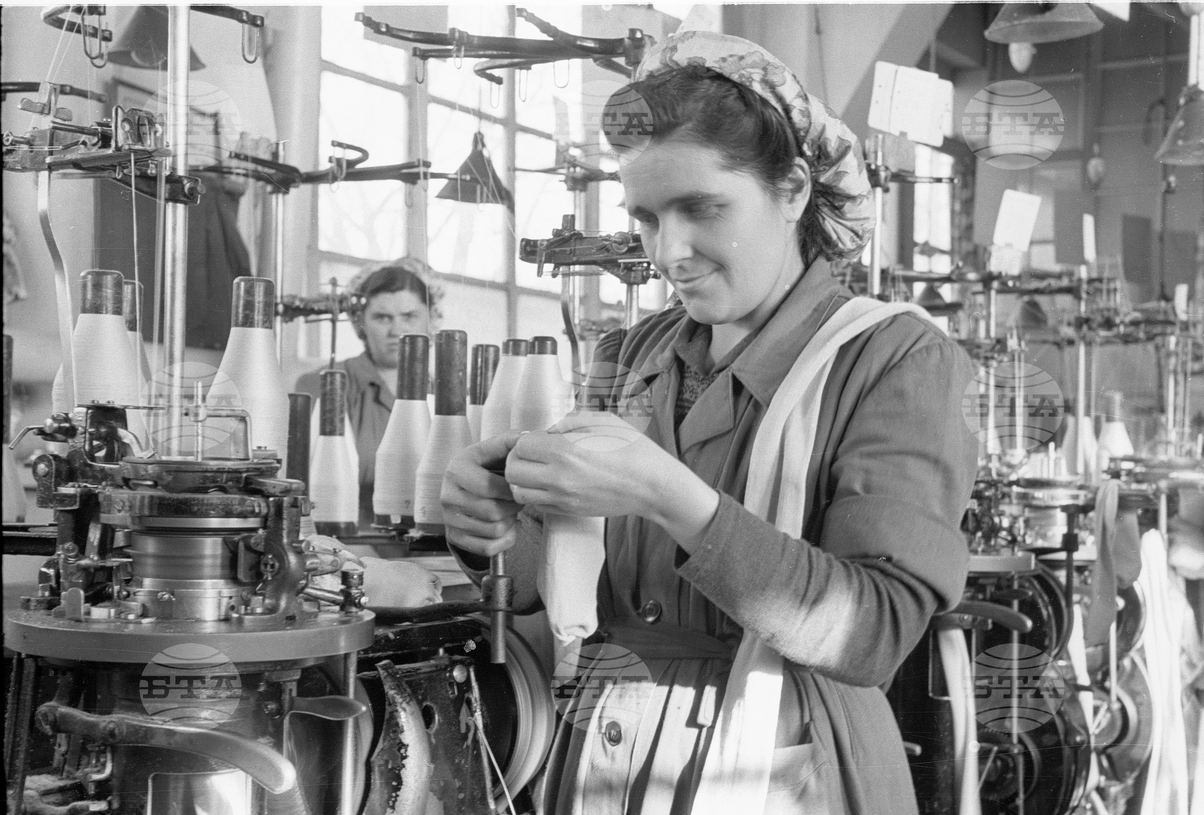 Чорапна фабрика "Йорданка Чанкова" в София - 1956 година