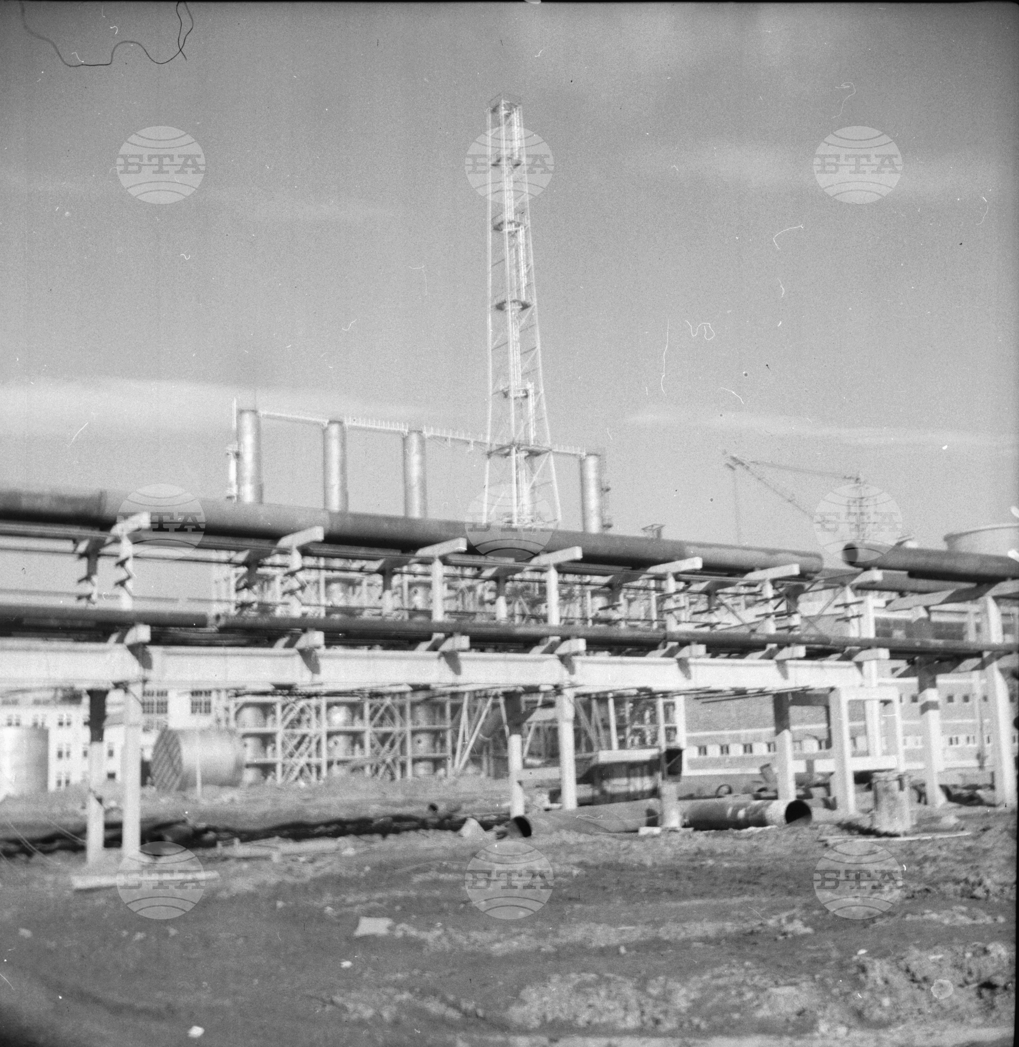 На строежа на Азотно-торовия завод край Стара Загора 1962 година част 9