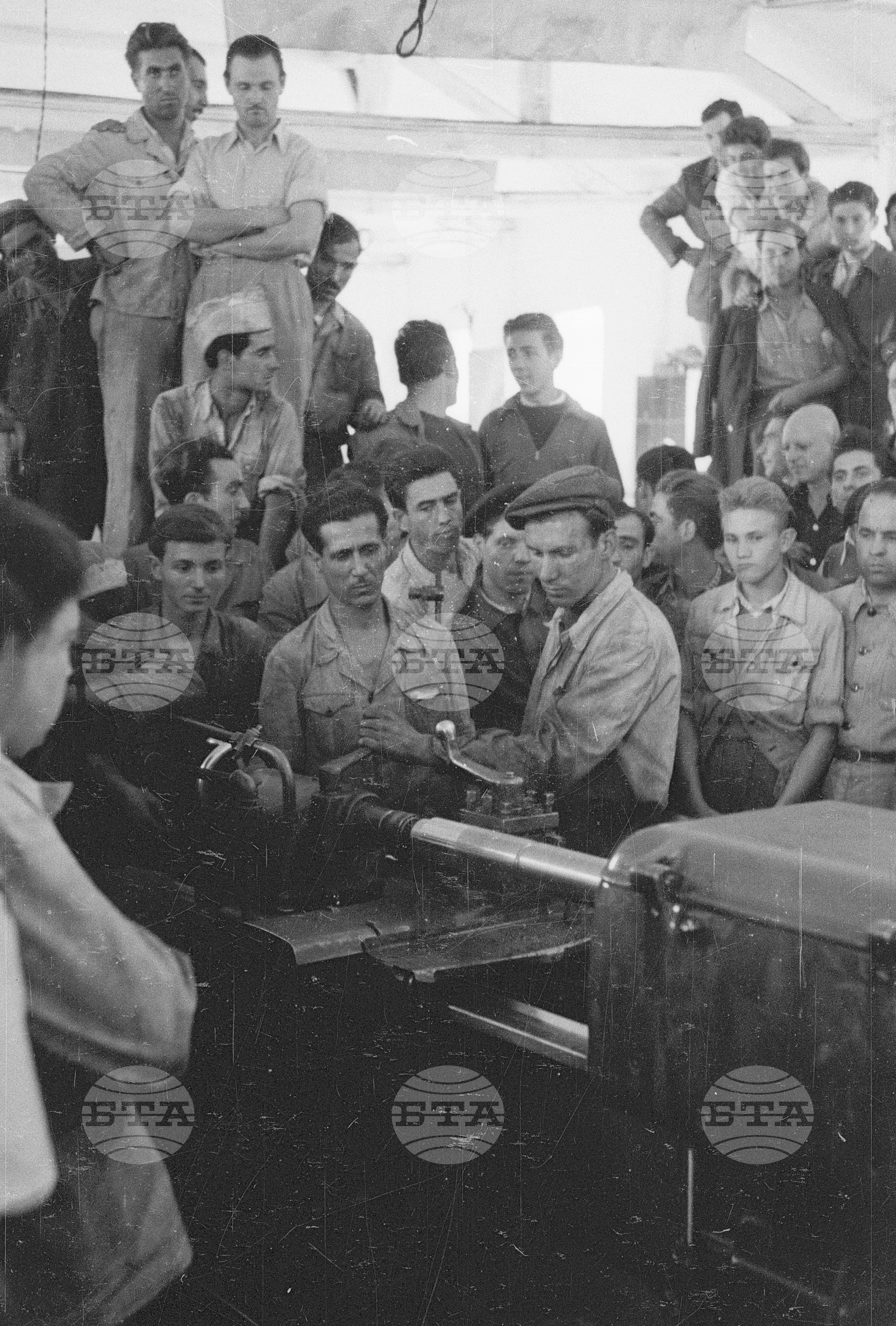 Съветските гости по време на месеца на Съветската дружба, 1951 година - Чекирьов, Скрябин и други