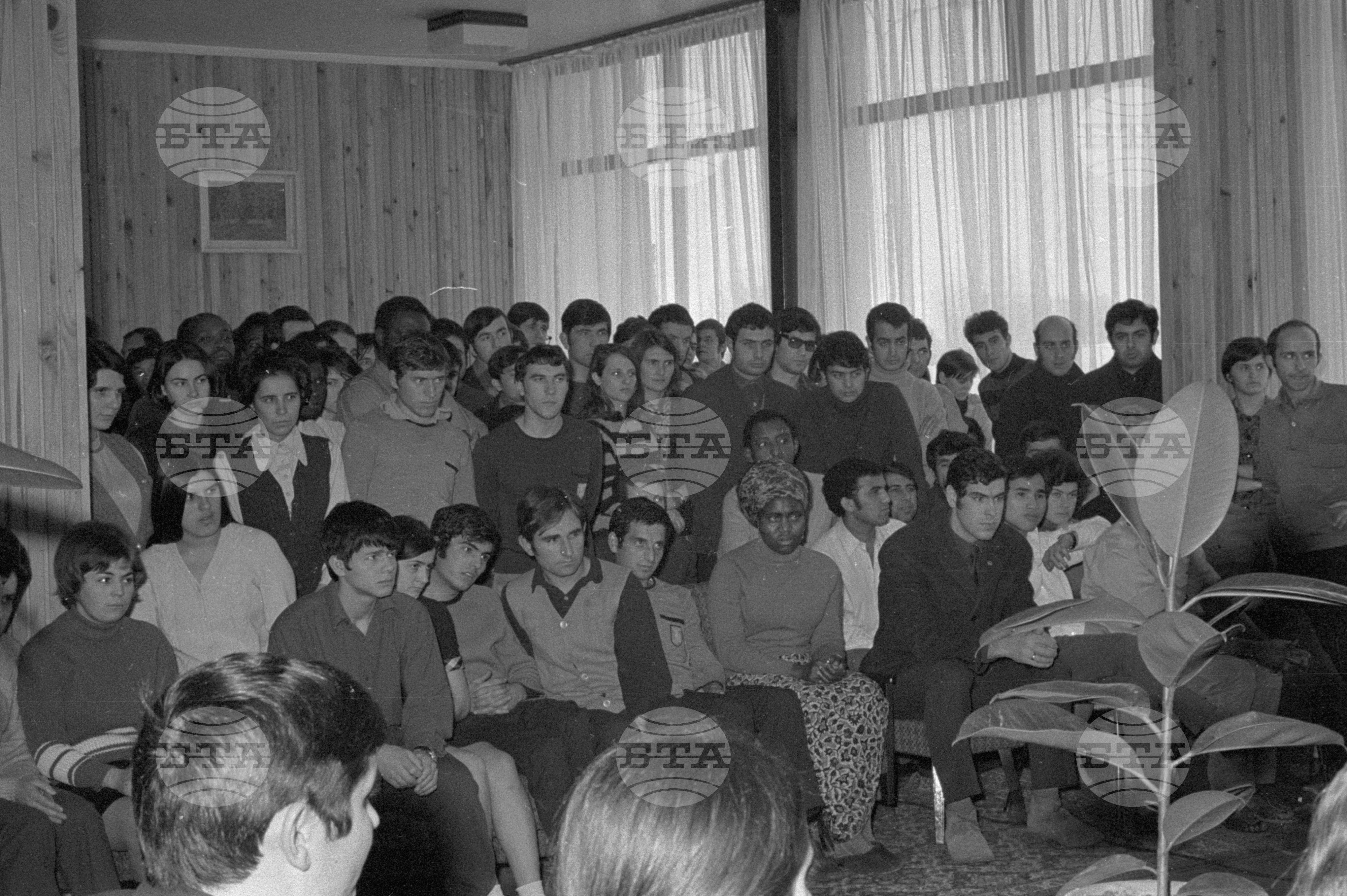 Студентски митинг в защита на Анжела Дейвис