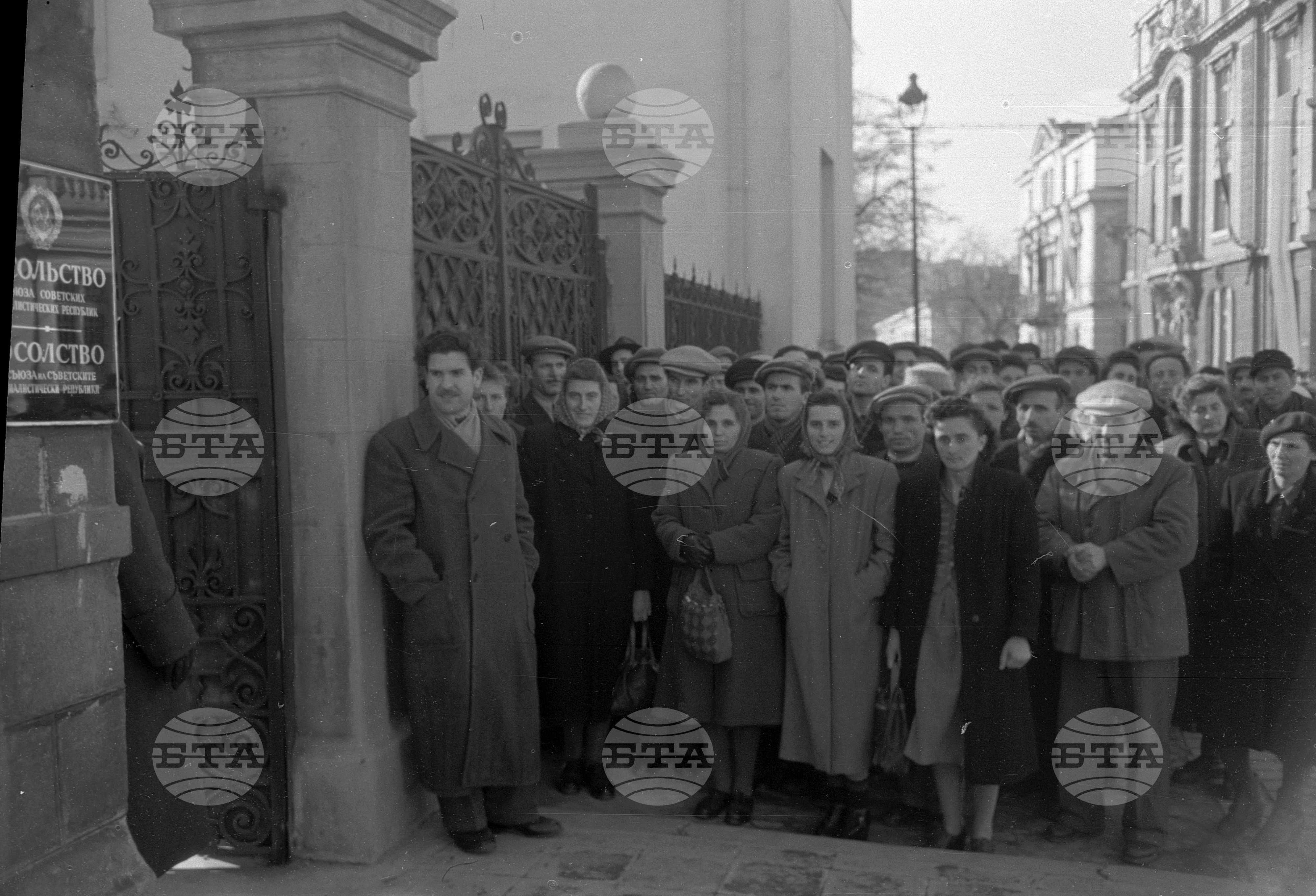 Траурни дни в София по случай смъртта на Йосиф Висарионович Сталин