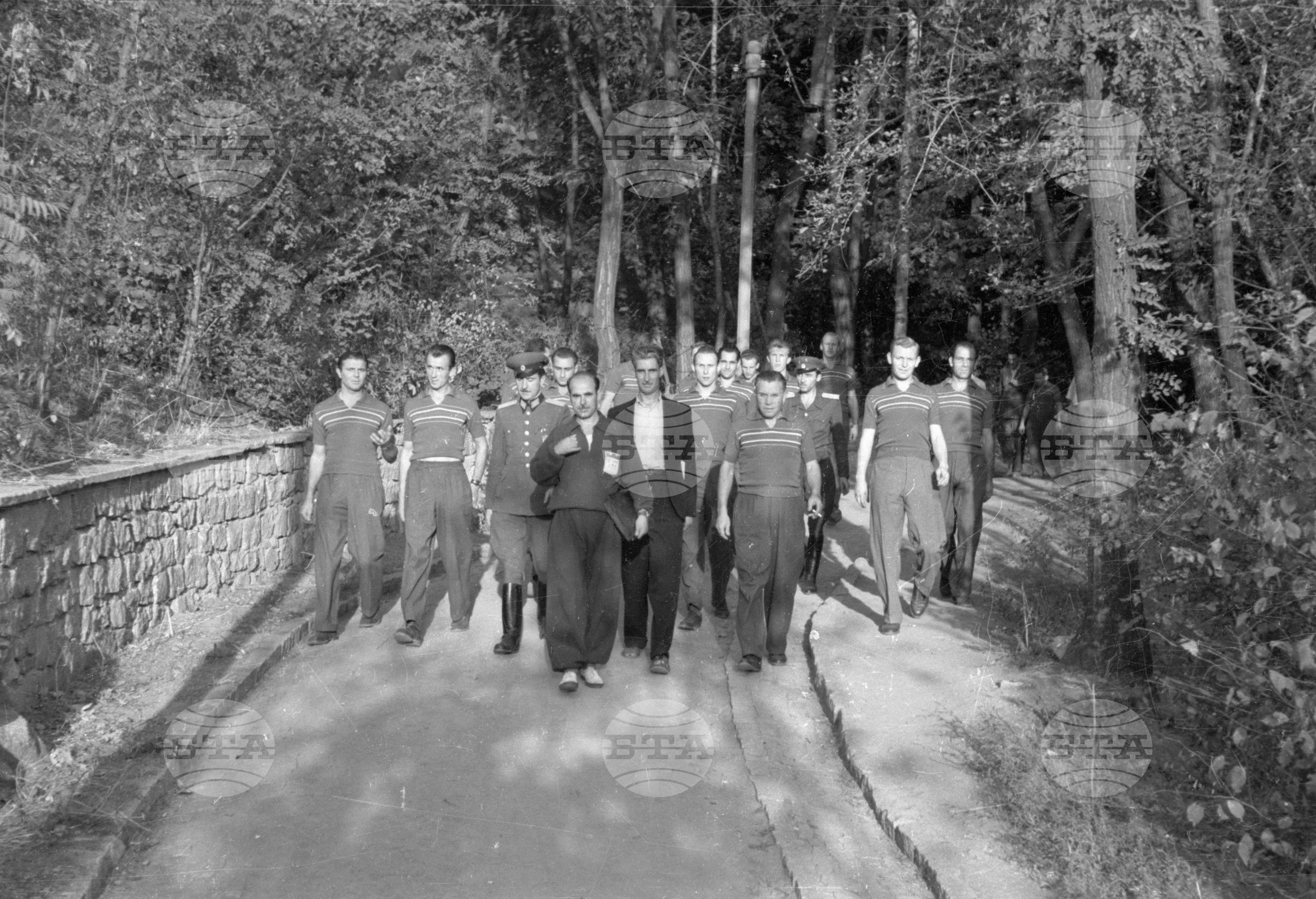 Чехословашки футболен отбор в Пловдив, 1951