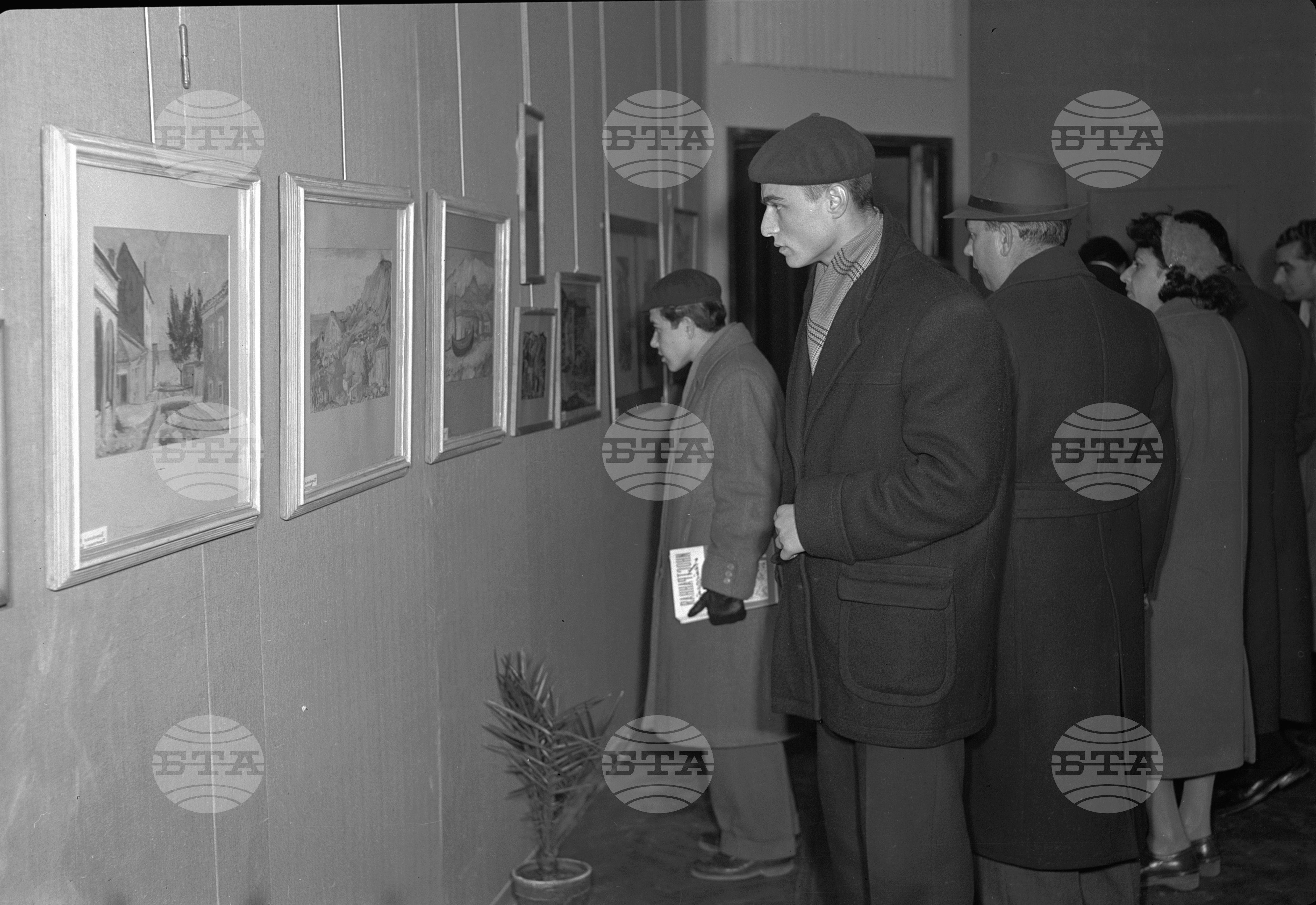 Откриване на художествената изложба "Българо-Чехословашко културно сътрудничество" в София