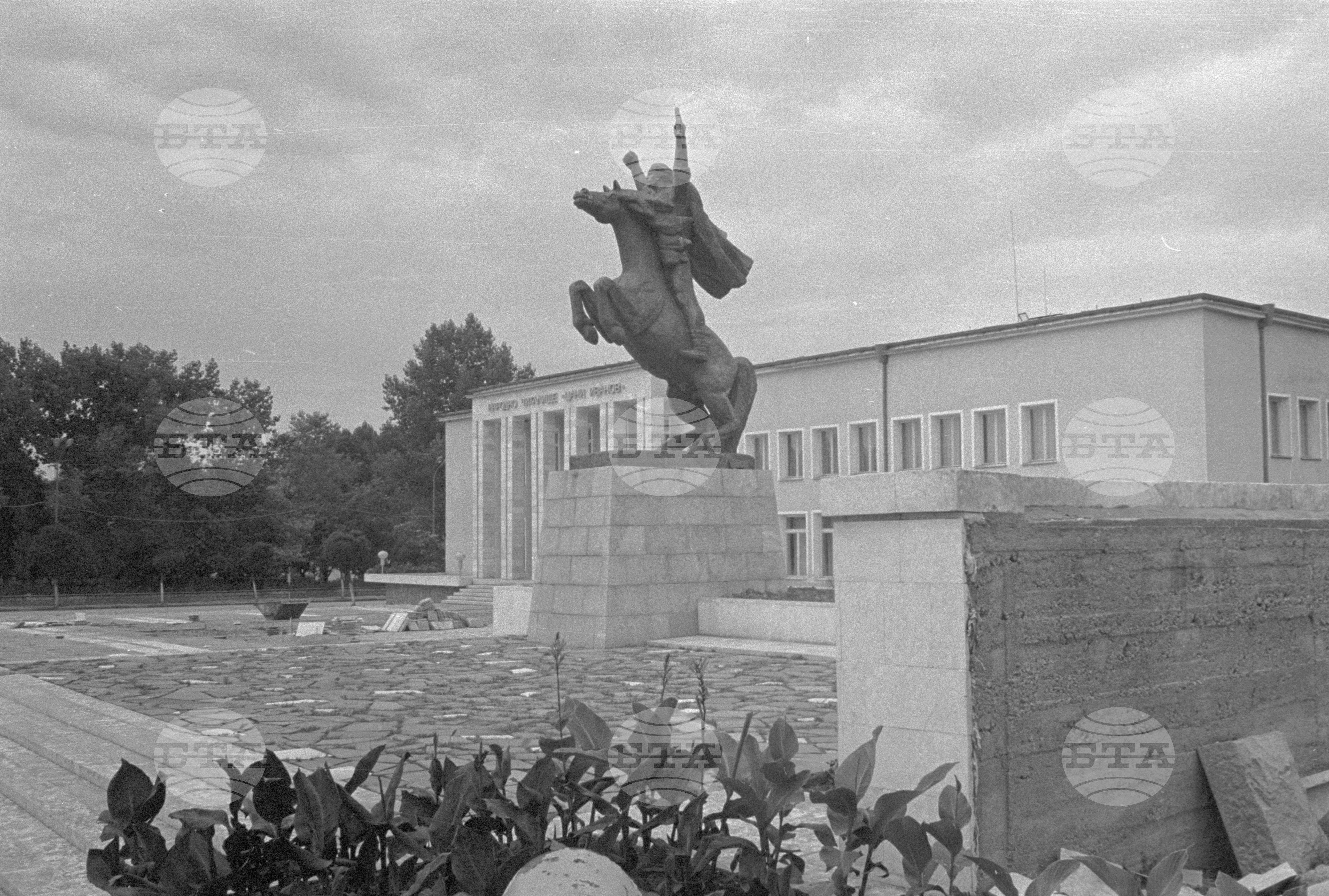 В центъра на село Борован