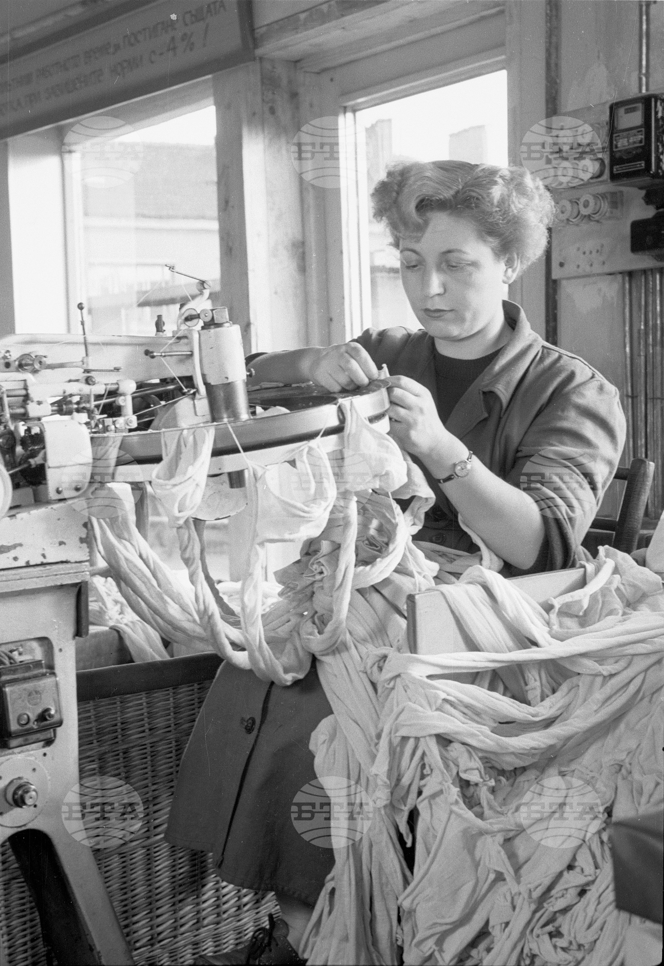 Чорапна фабрика "Йорданка Чанкова" в София - 1956 година