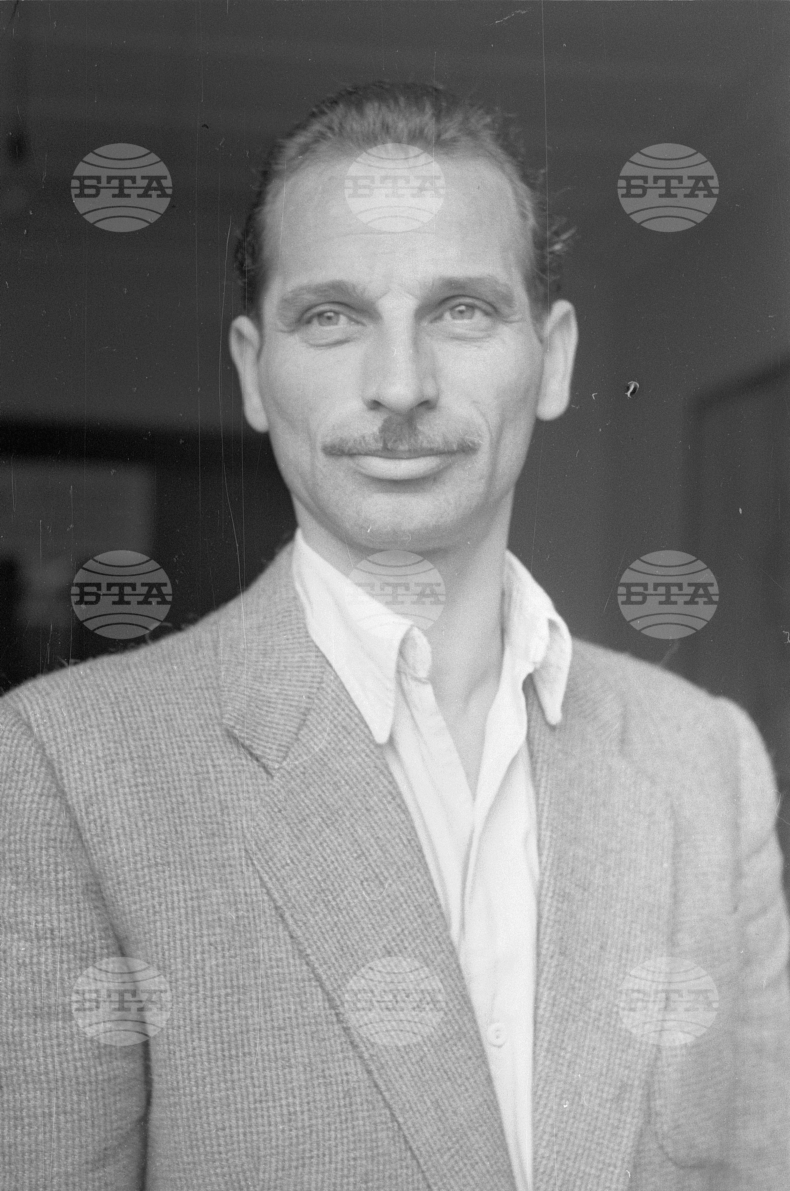 Портрет на мъж. Архив БТА, 1952