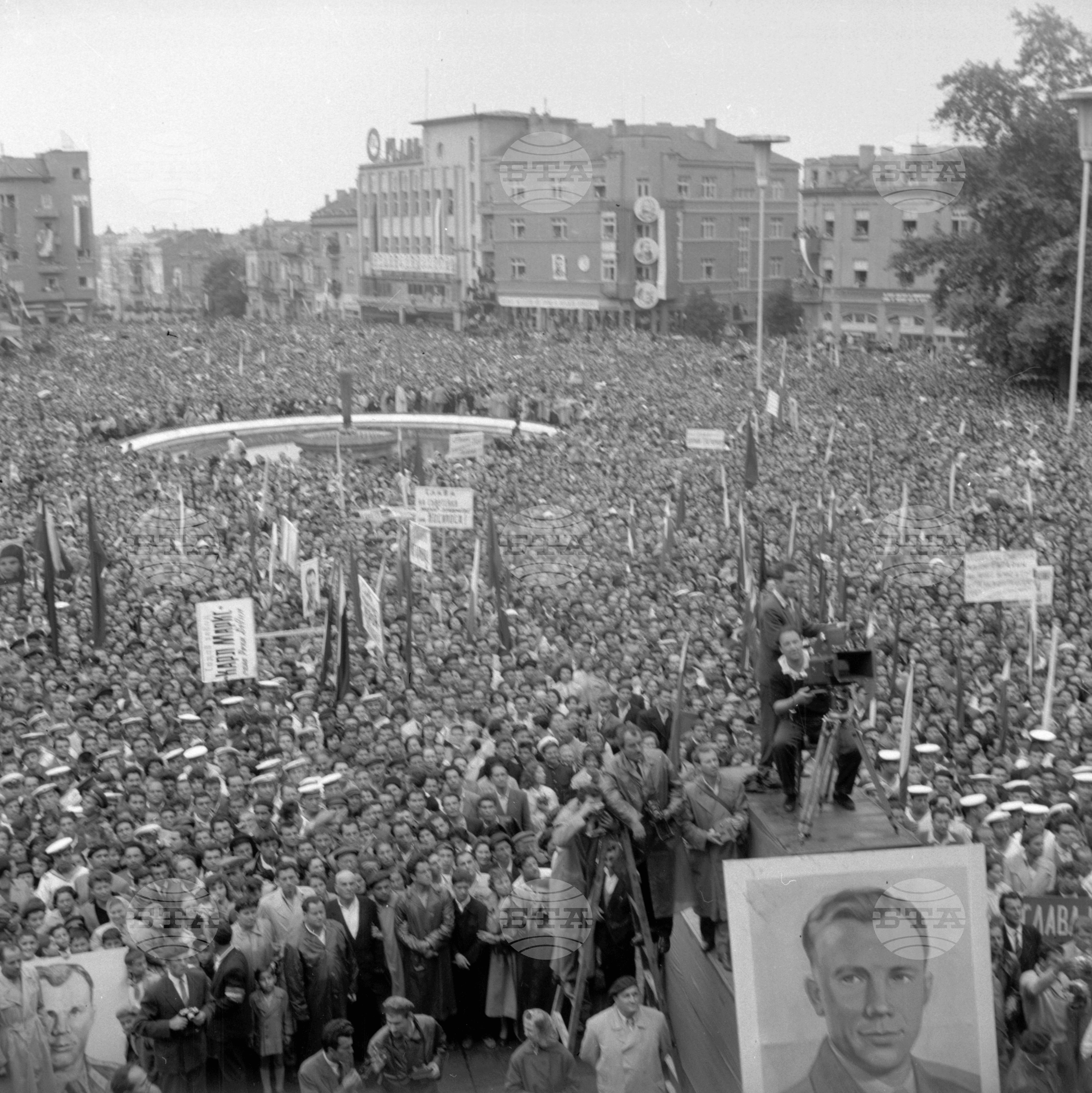 Посрещането на Юрий Гагарин във Варна