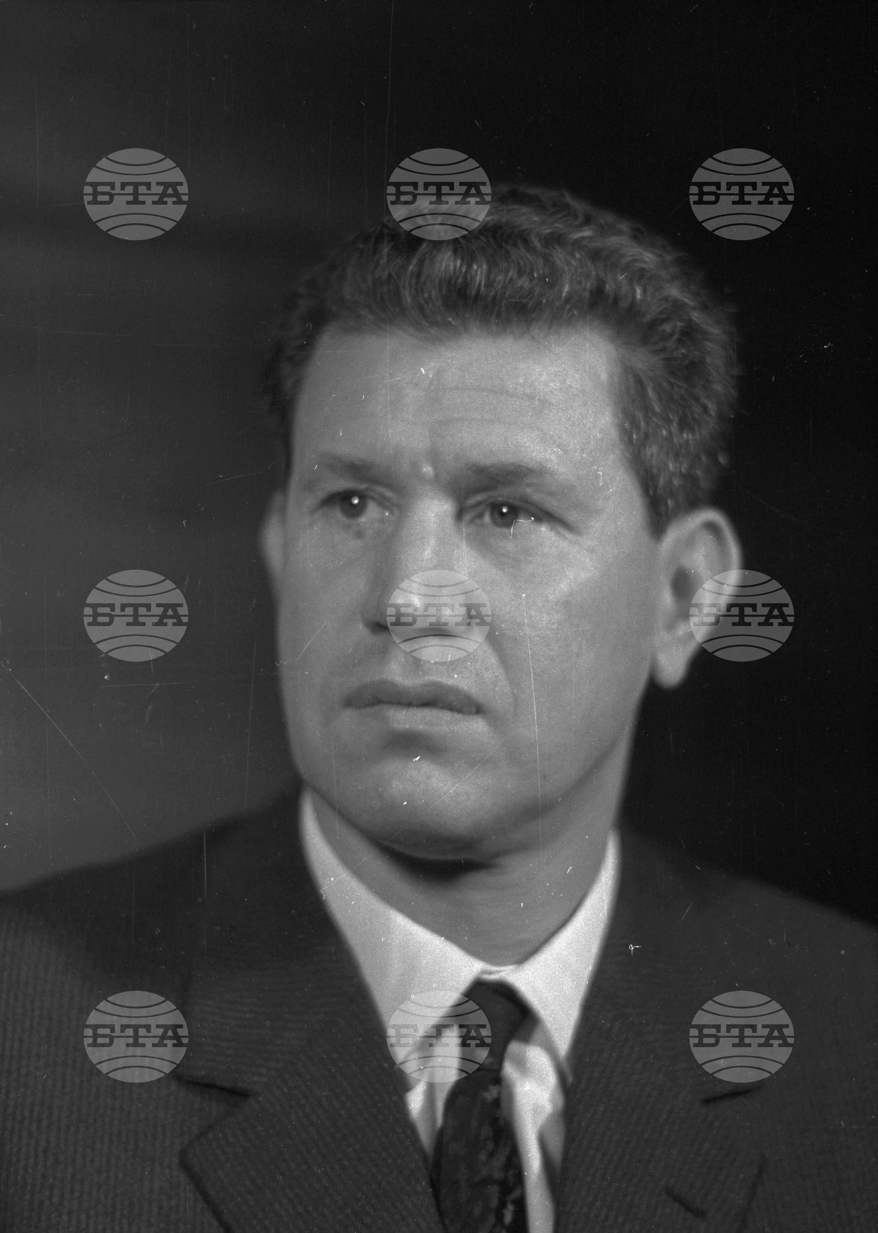 Портрет на министъра на външните работи Иван Башев - 1962 година