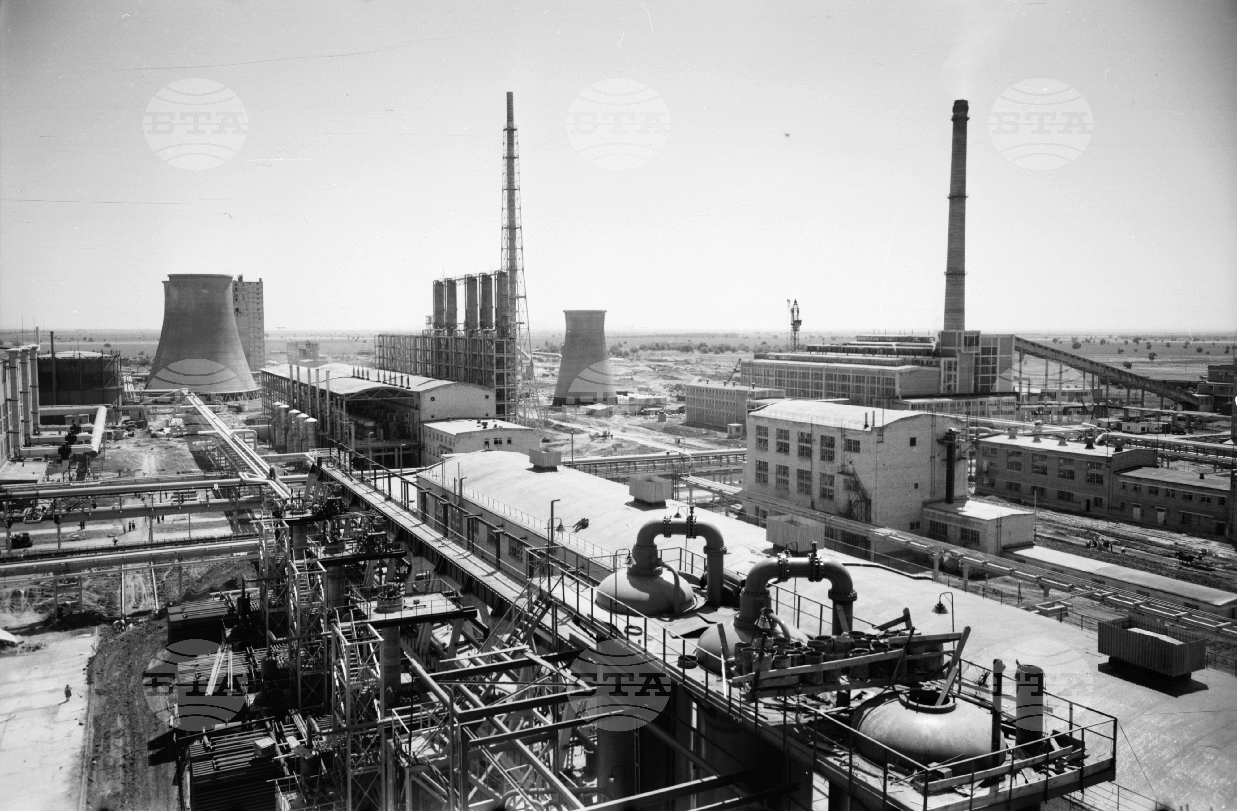 Азотно-торов завод край Стара Загора-1963