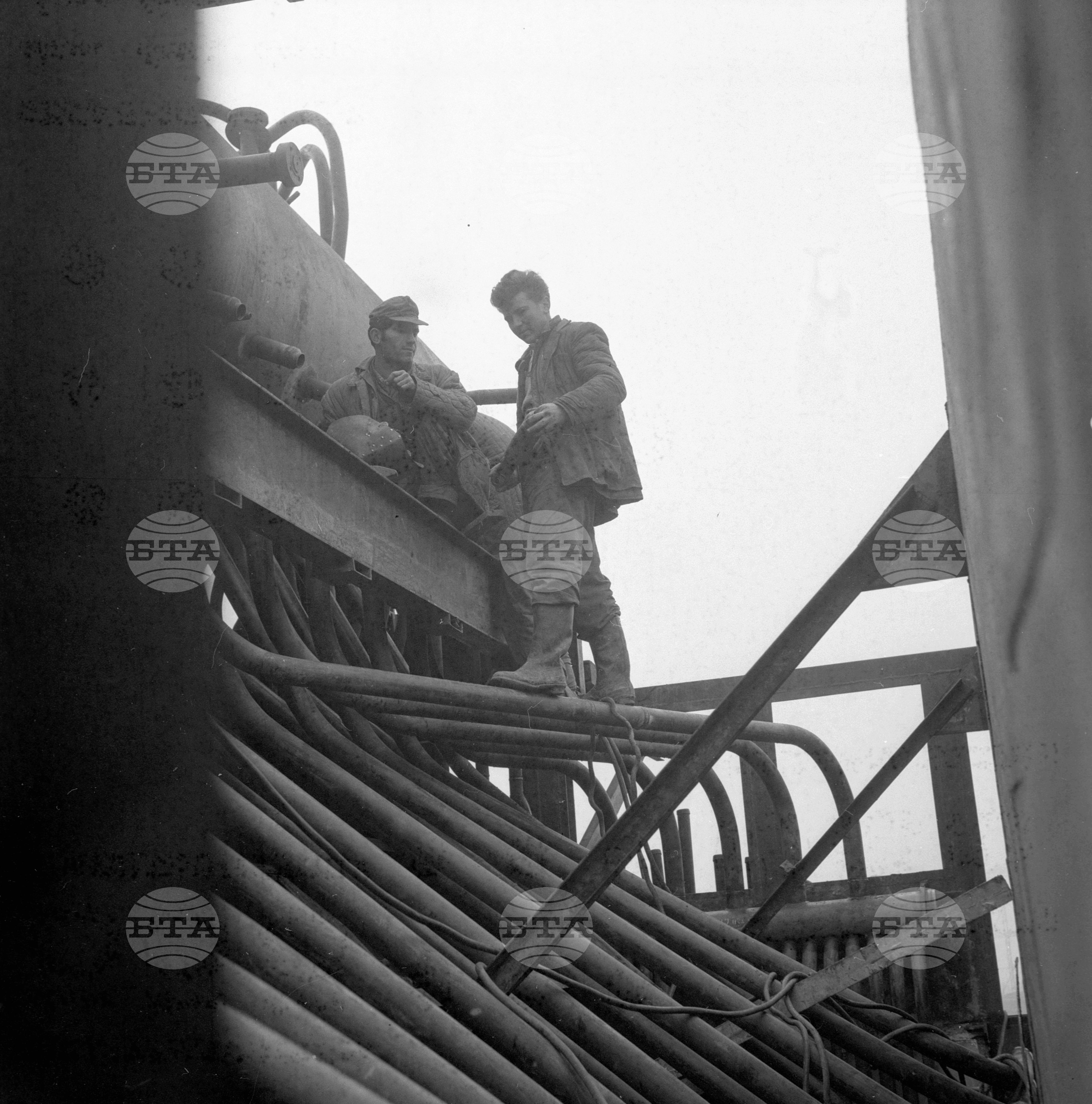 На строежа на Азотно-торовия завод край Стара Загора 1962г. част 3