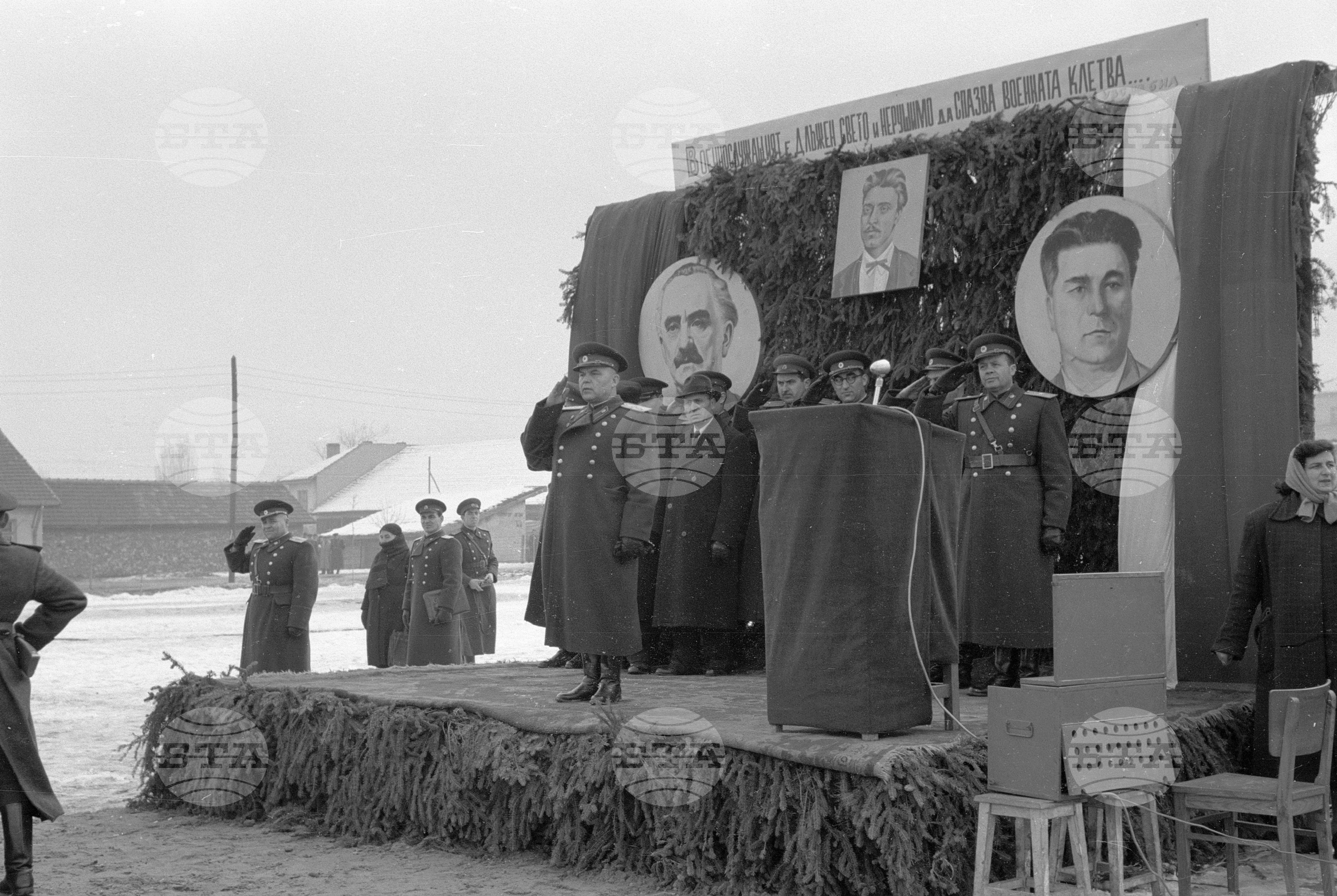 Тържество в НВУ (Национален военен университет) "Васил Левски" в София, по случай 83-годишнина от гибелта на Апостола на свободата Васил Левски
