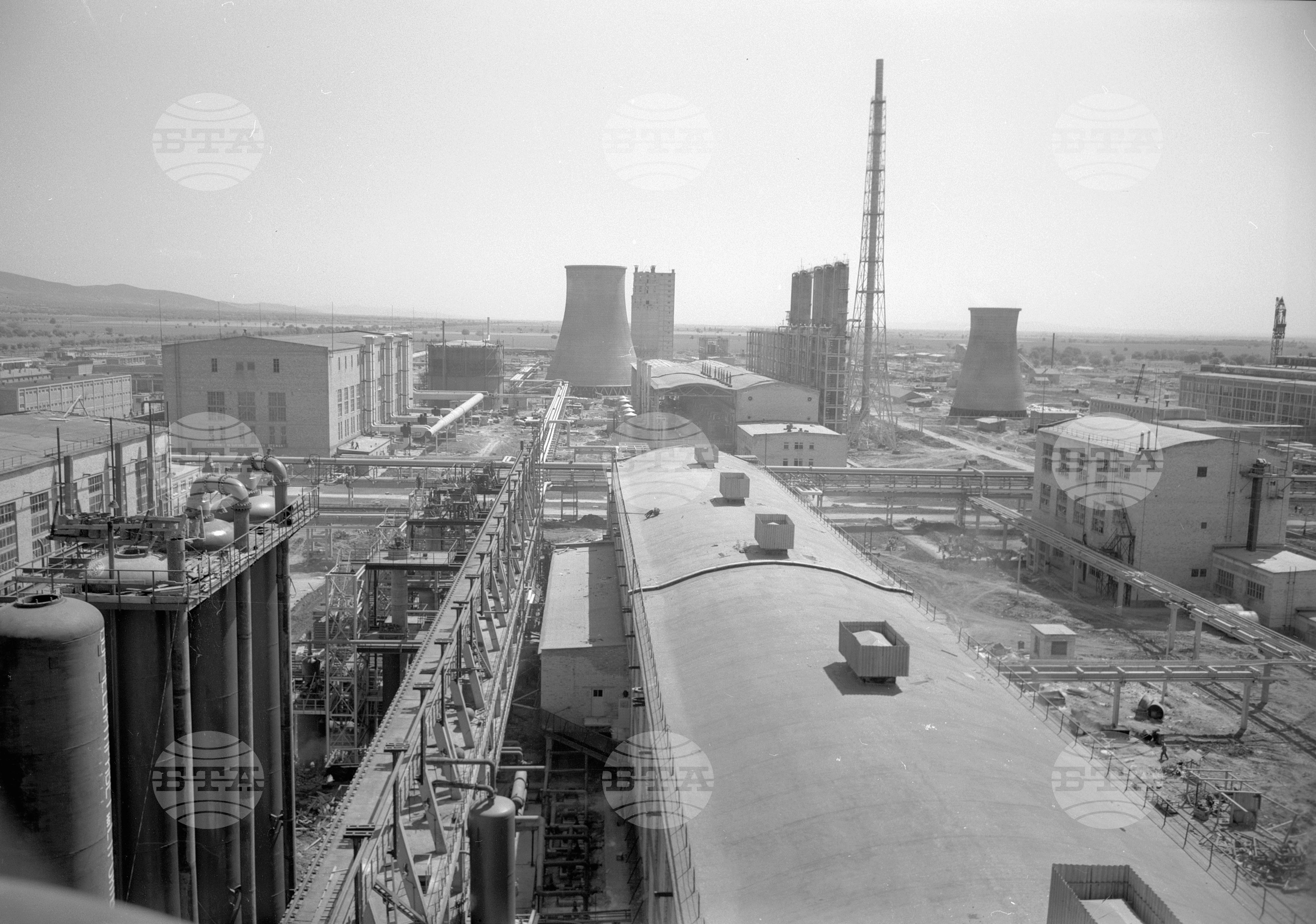 Азотно-торов завод край Стара Загора-1963