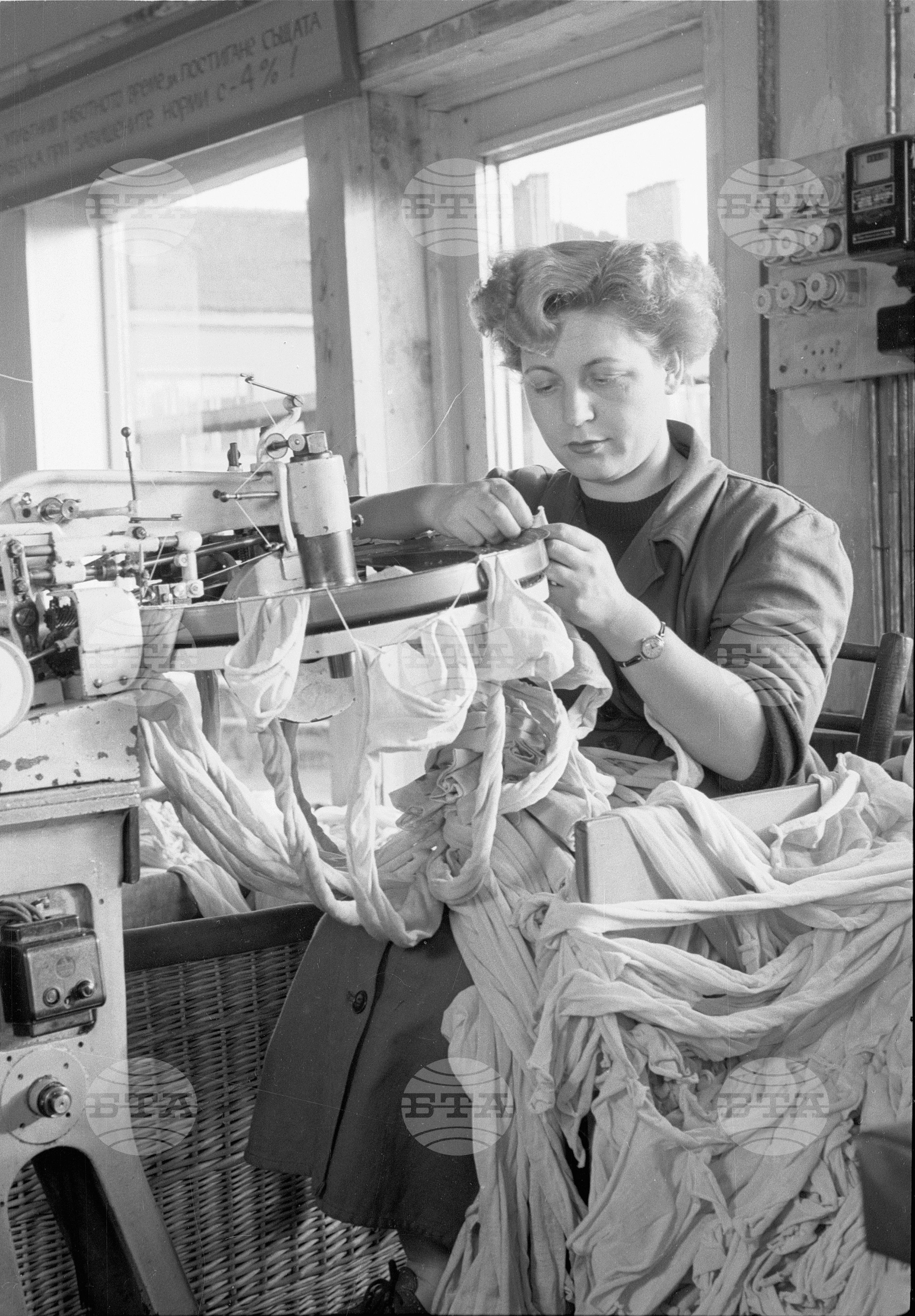 Чорапна фабрика "Йорданка Чанкова" в София - 1956 година