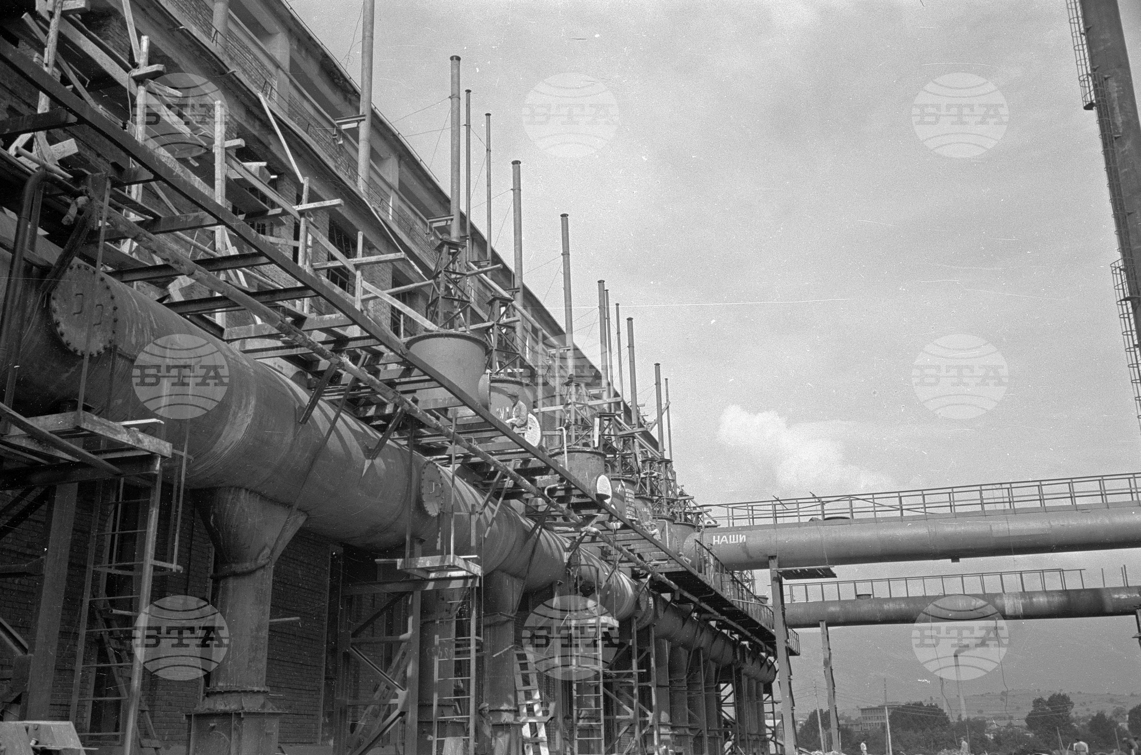 Държавен металургичен завод „Ленин“ - 1953 година - строеж