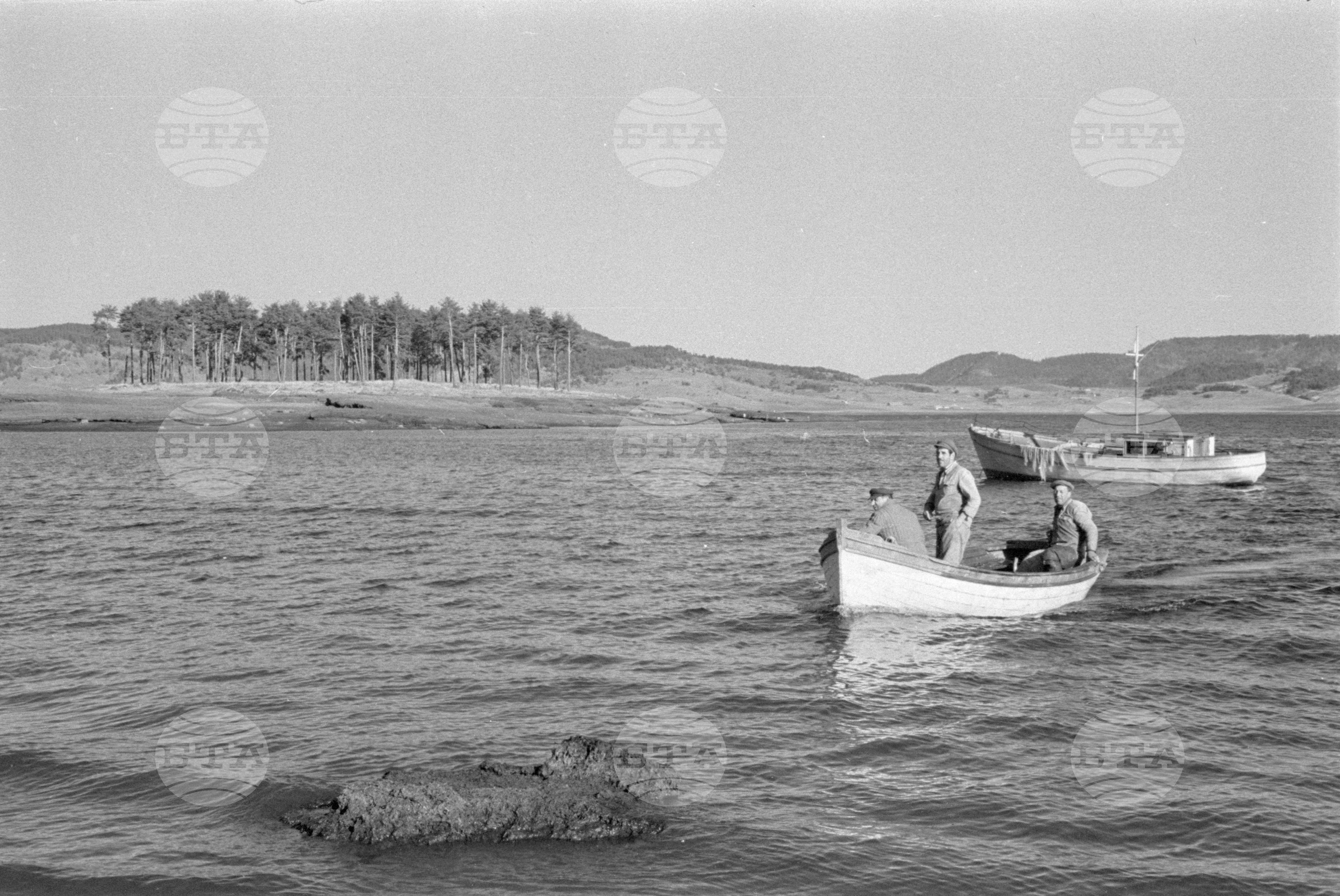 Край язовир "Батак" - 1963 година