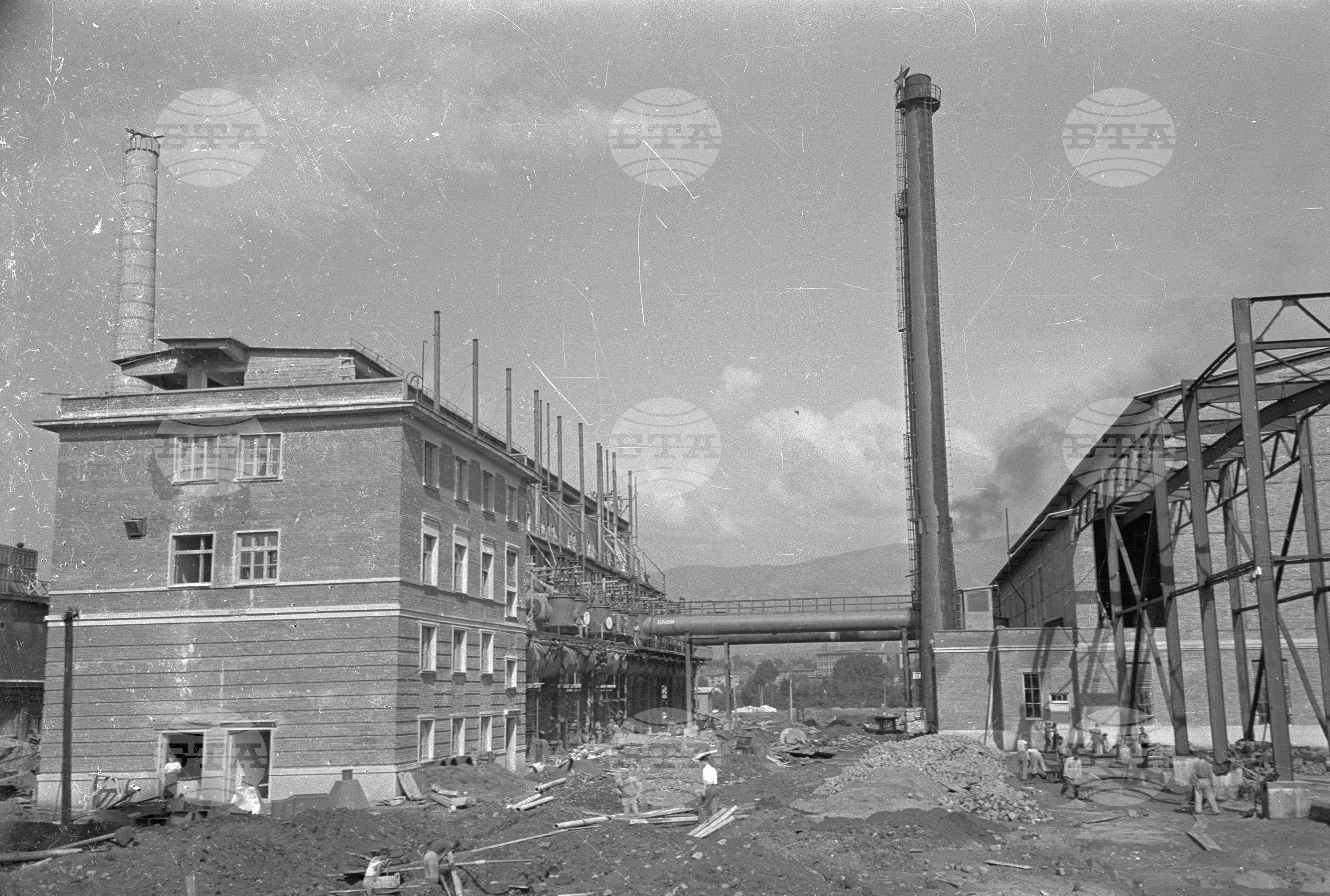 Държавен металургичен завод „Ленин“ - 1953 година - строеж