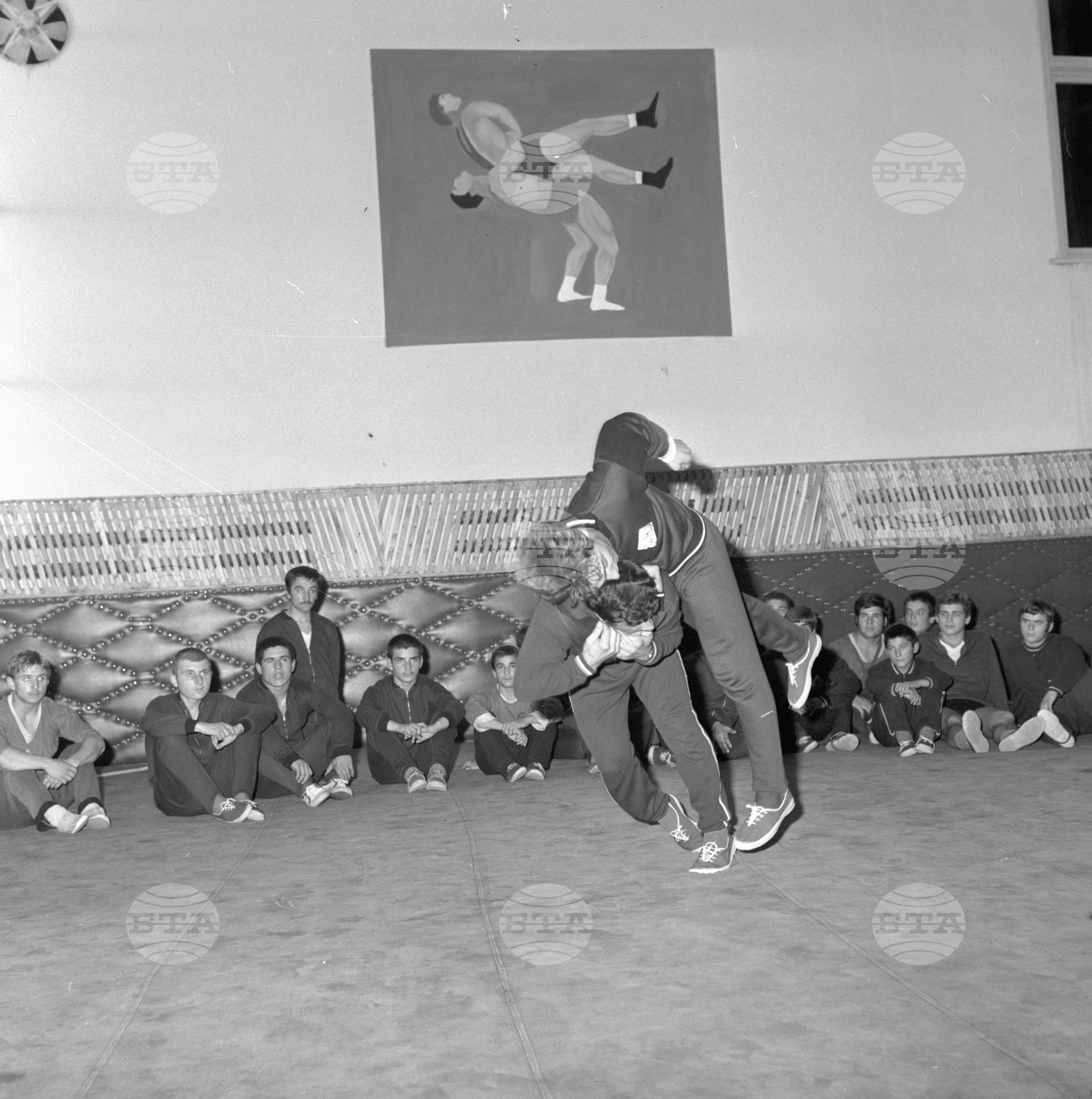 Детско-юношеска школа по класическа борба в Карлово - 1972 година