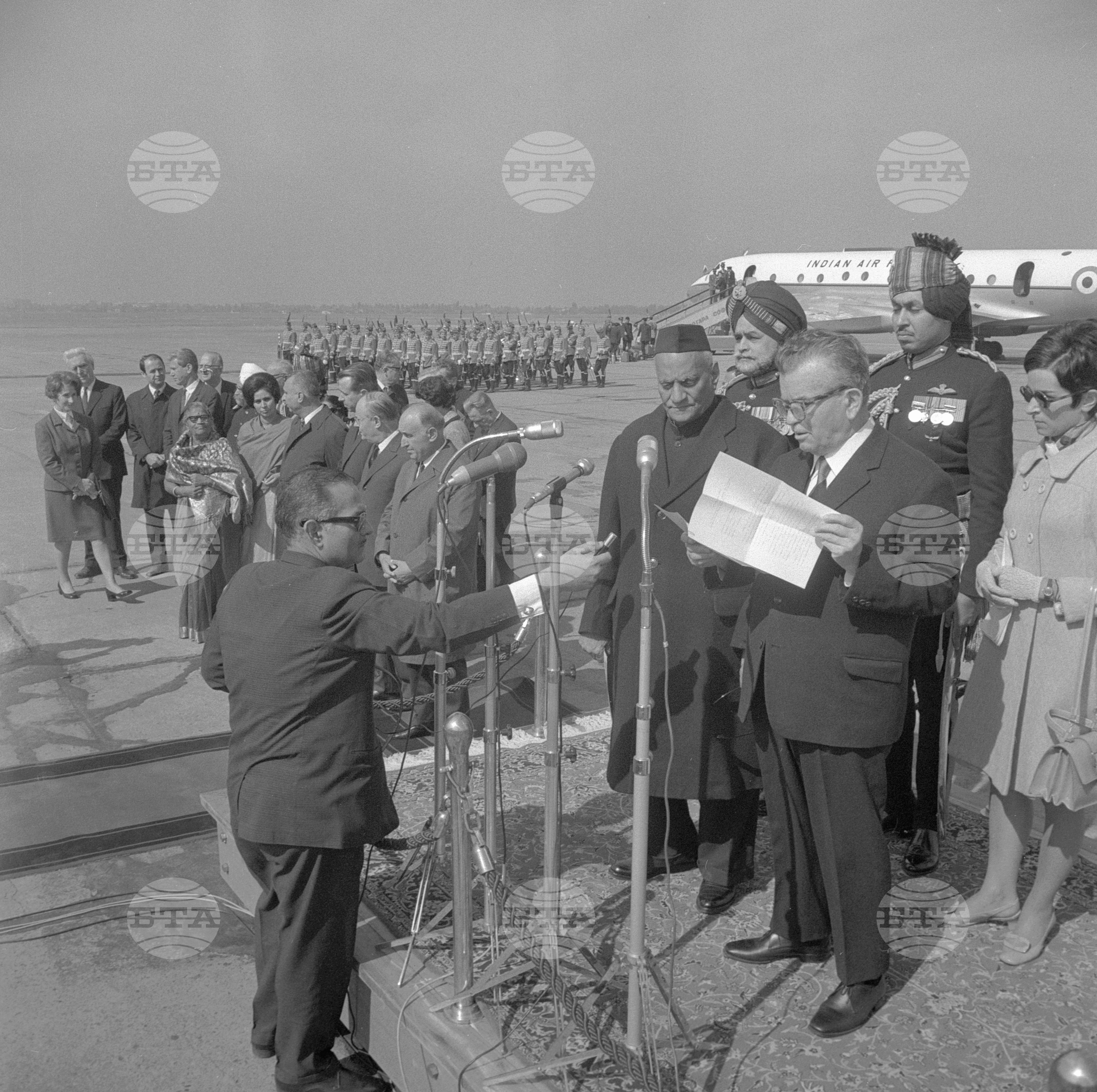Индийският президент Варахагири Венката Гири на посещение в България - част 1