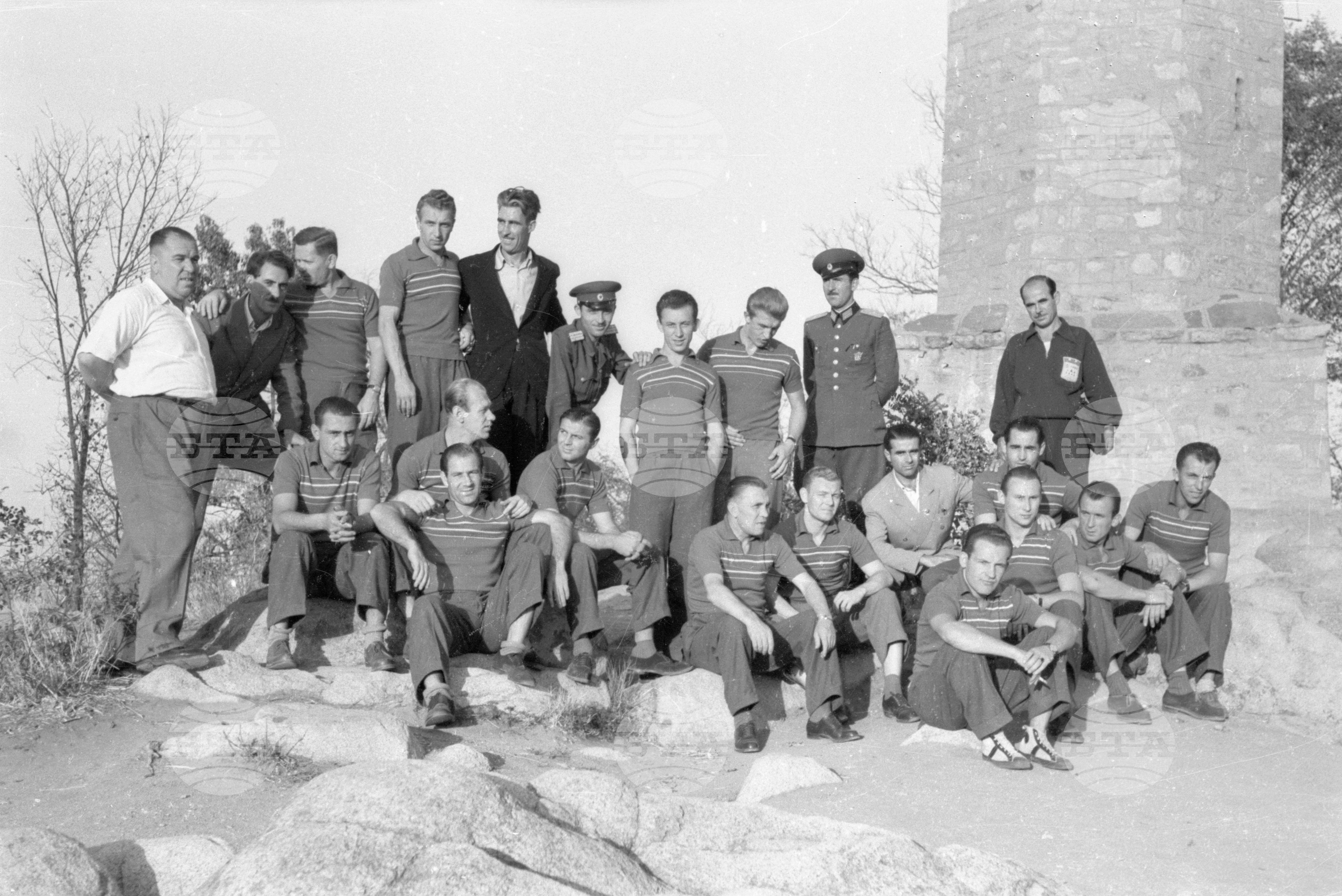 Чехословашки футболен отбор в Пловдив, 1951