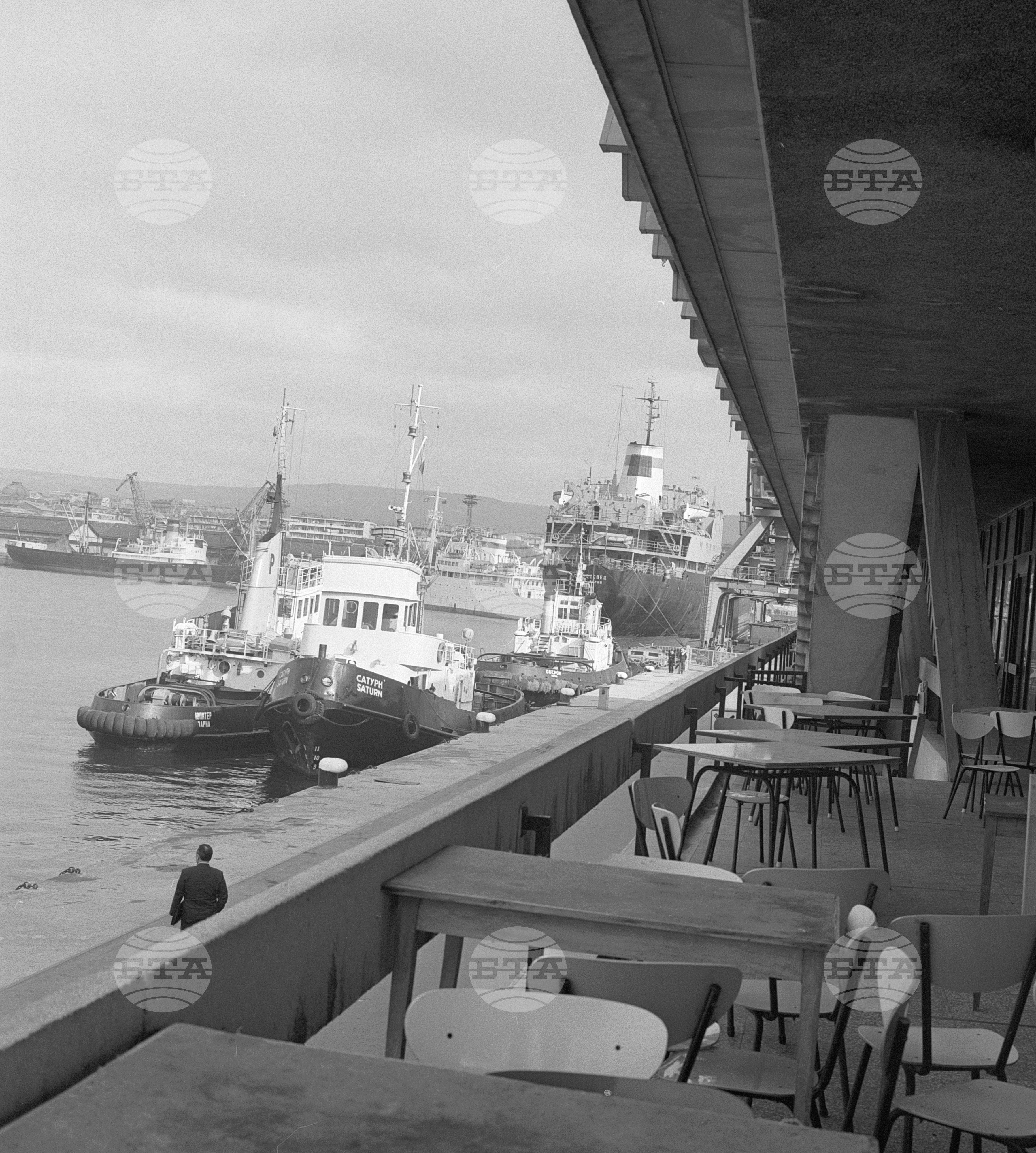 Морската гара на Варна през 1973 година