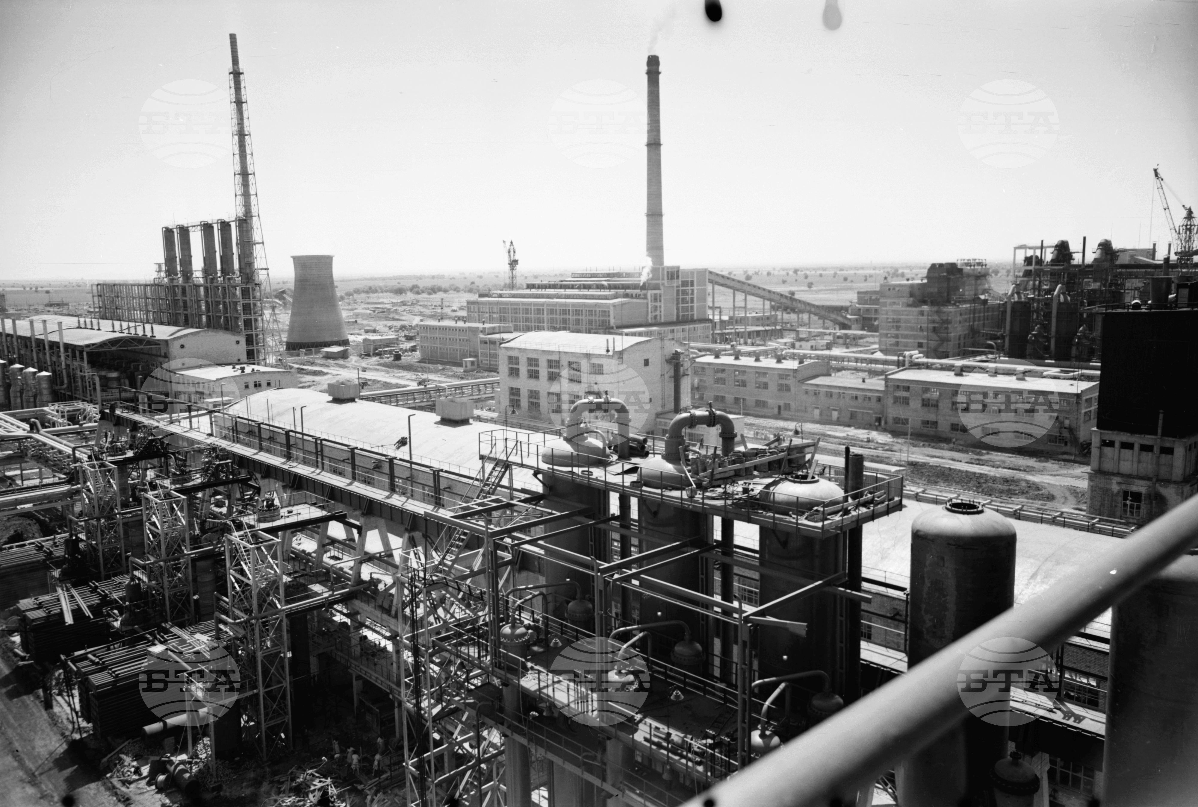 Азотно-торов завод край Стара Загора-1963