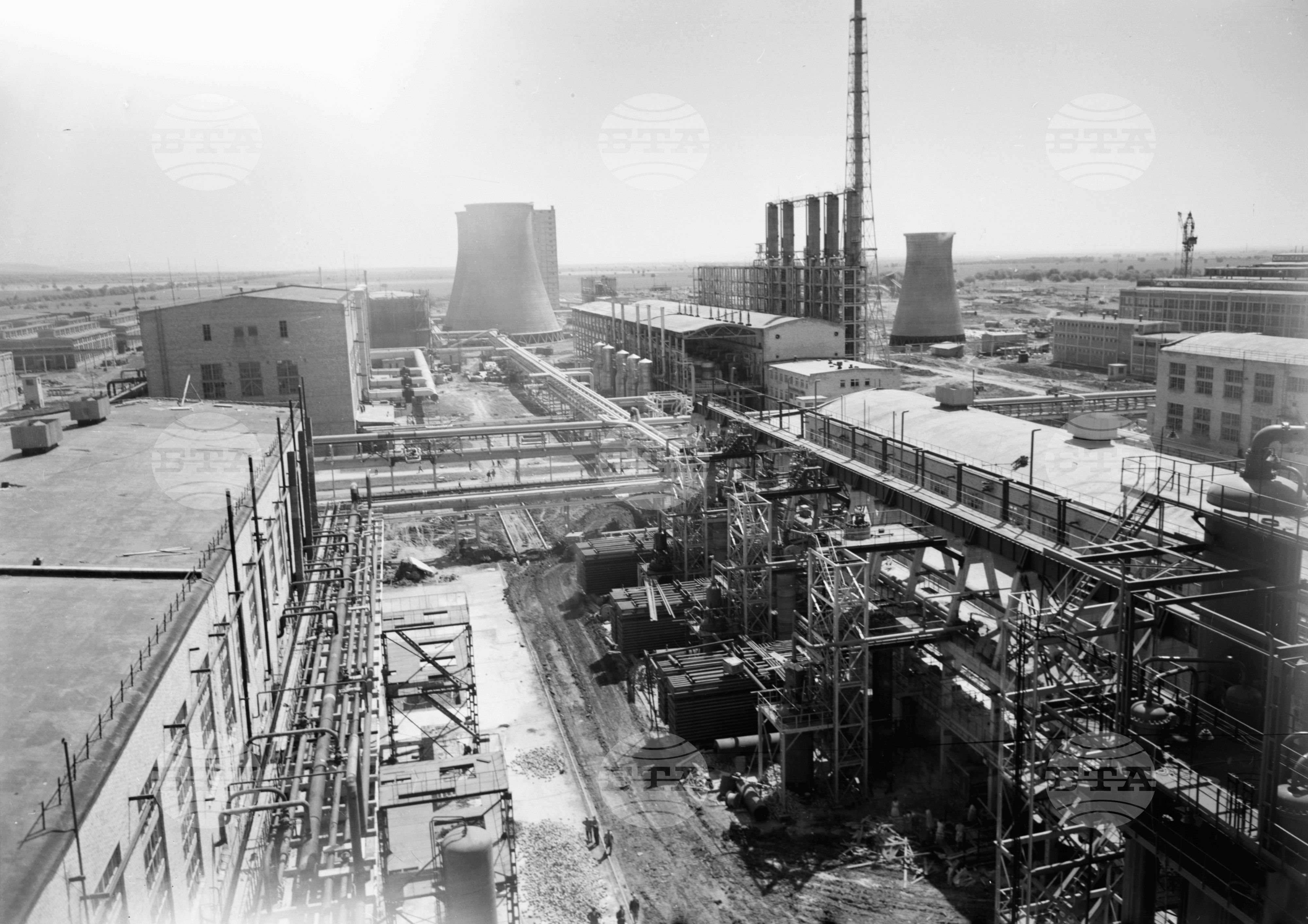 Азотно-торов завод край Стара Загора-1963