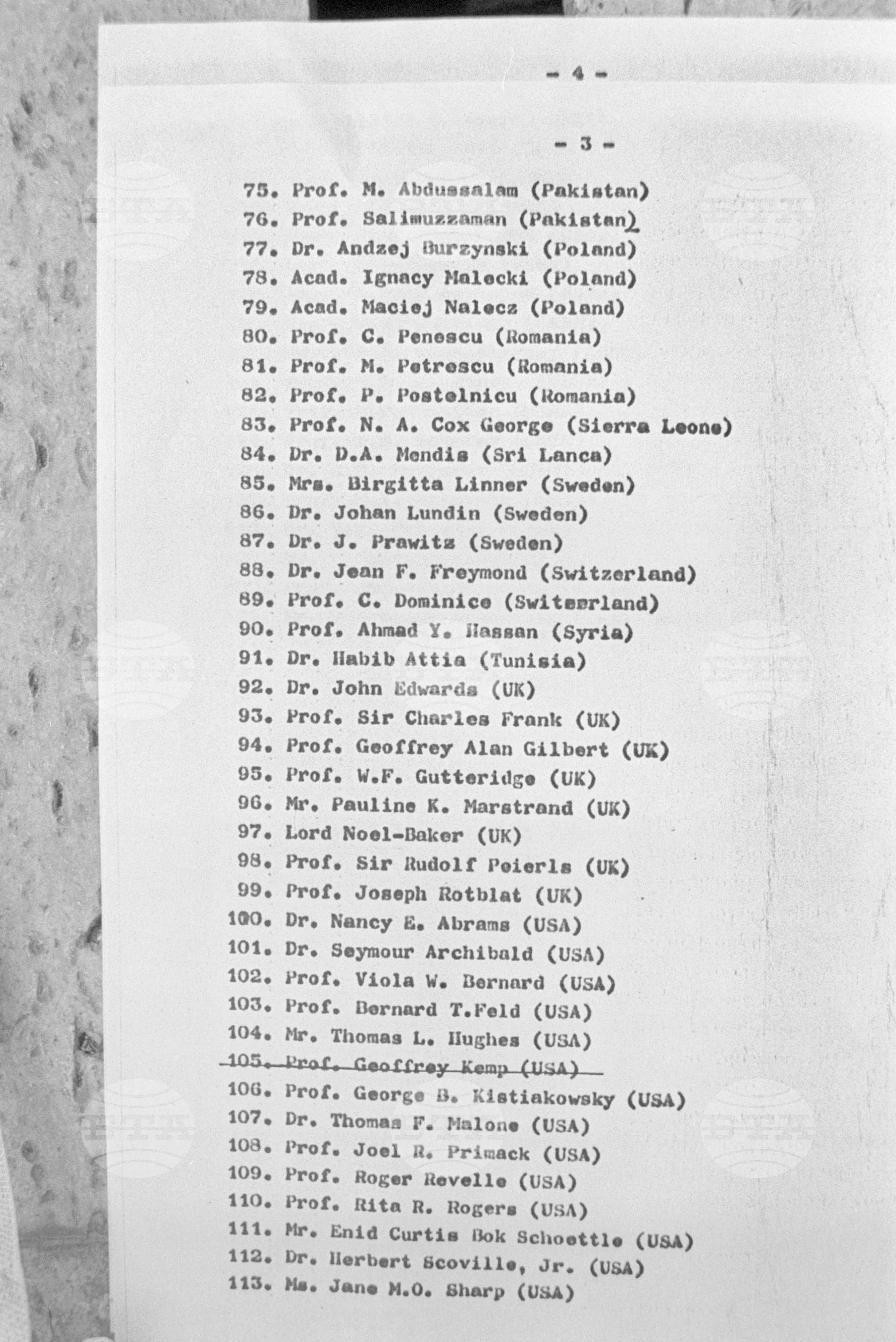 28-а Пъгуаш конференция за наука и световни проблеми - 1978-а година
