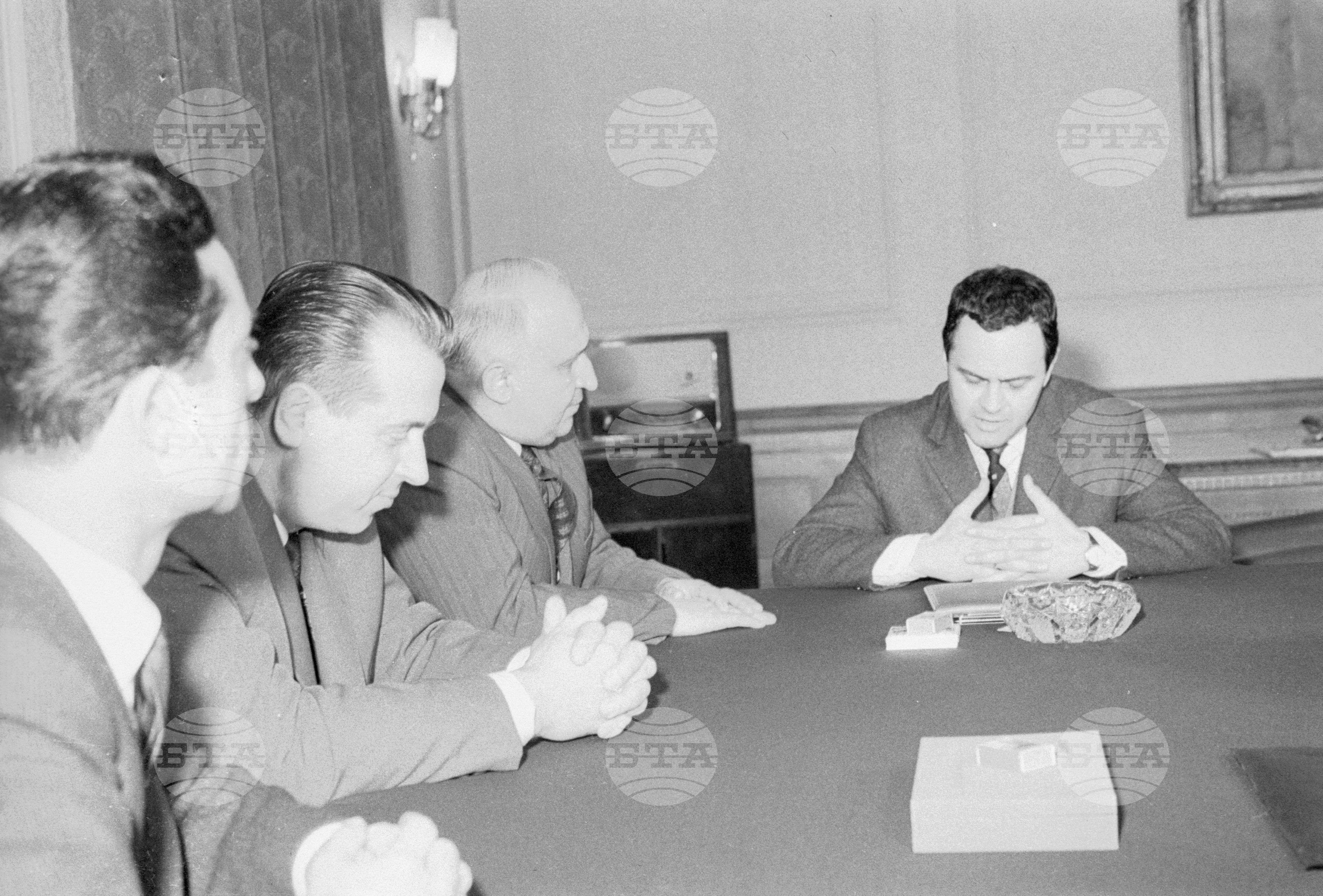Английските бизнесмени на посещение при другаря Тодор Живков