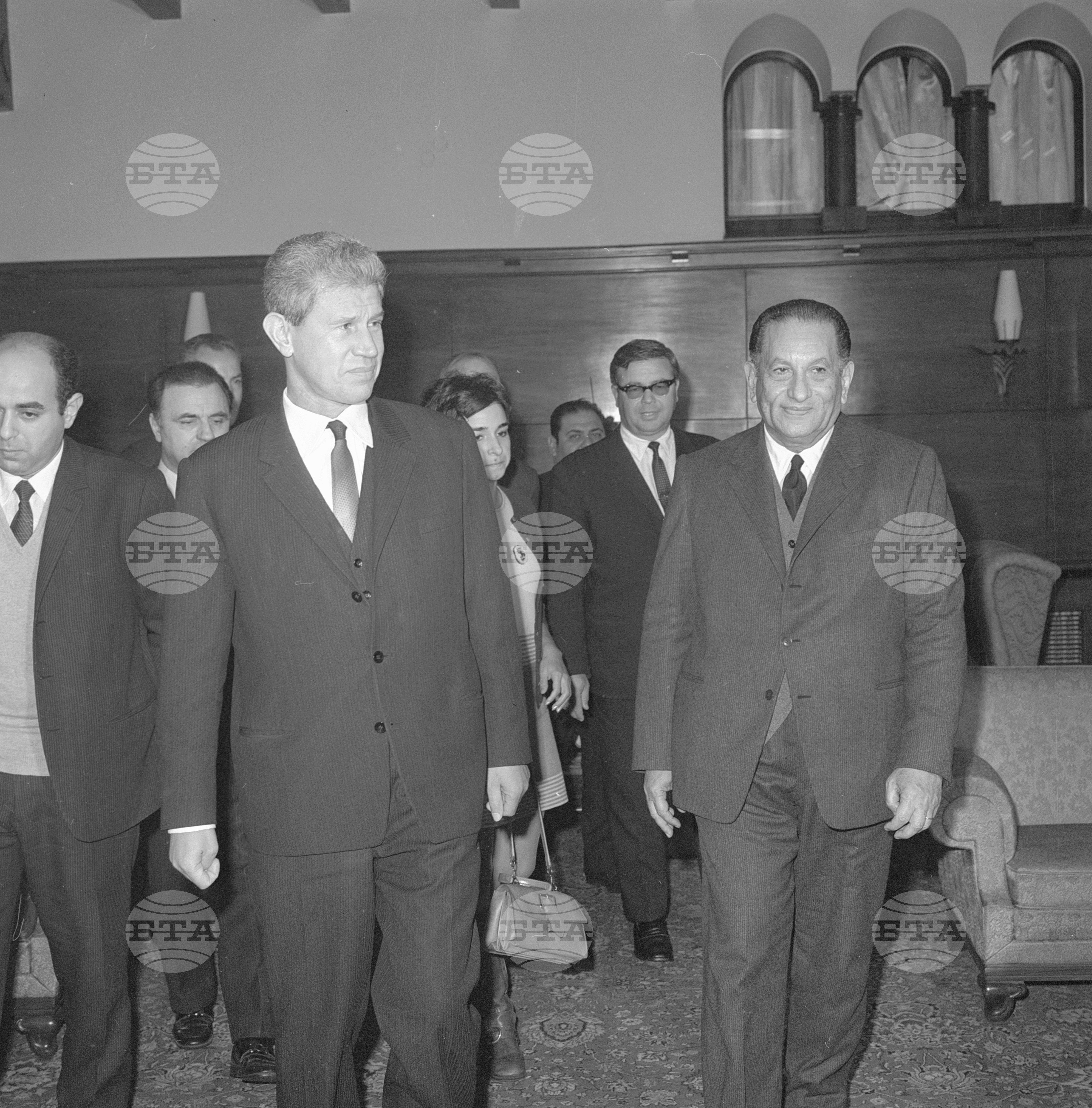 Подписване на комюнике за пребиваването на  д-р Канал Рамзи Стино - ОАР ( Обединена арабска република)