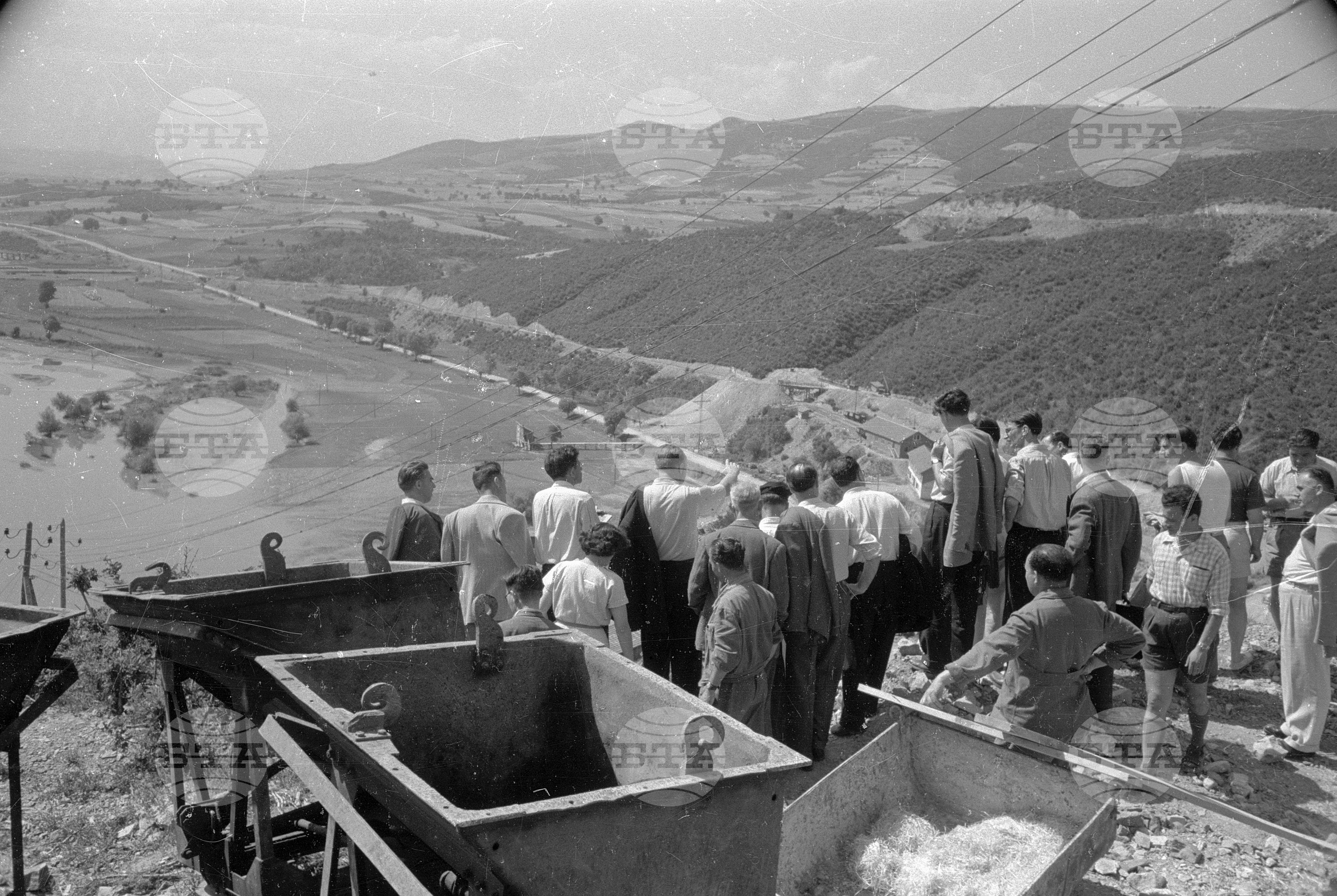 Язовир "Сталин" - снимки от изграждането му през 1952 година