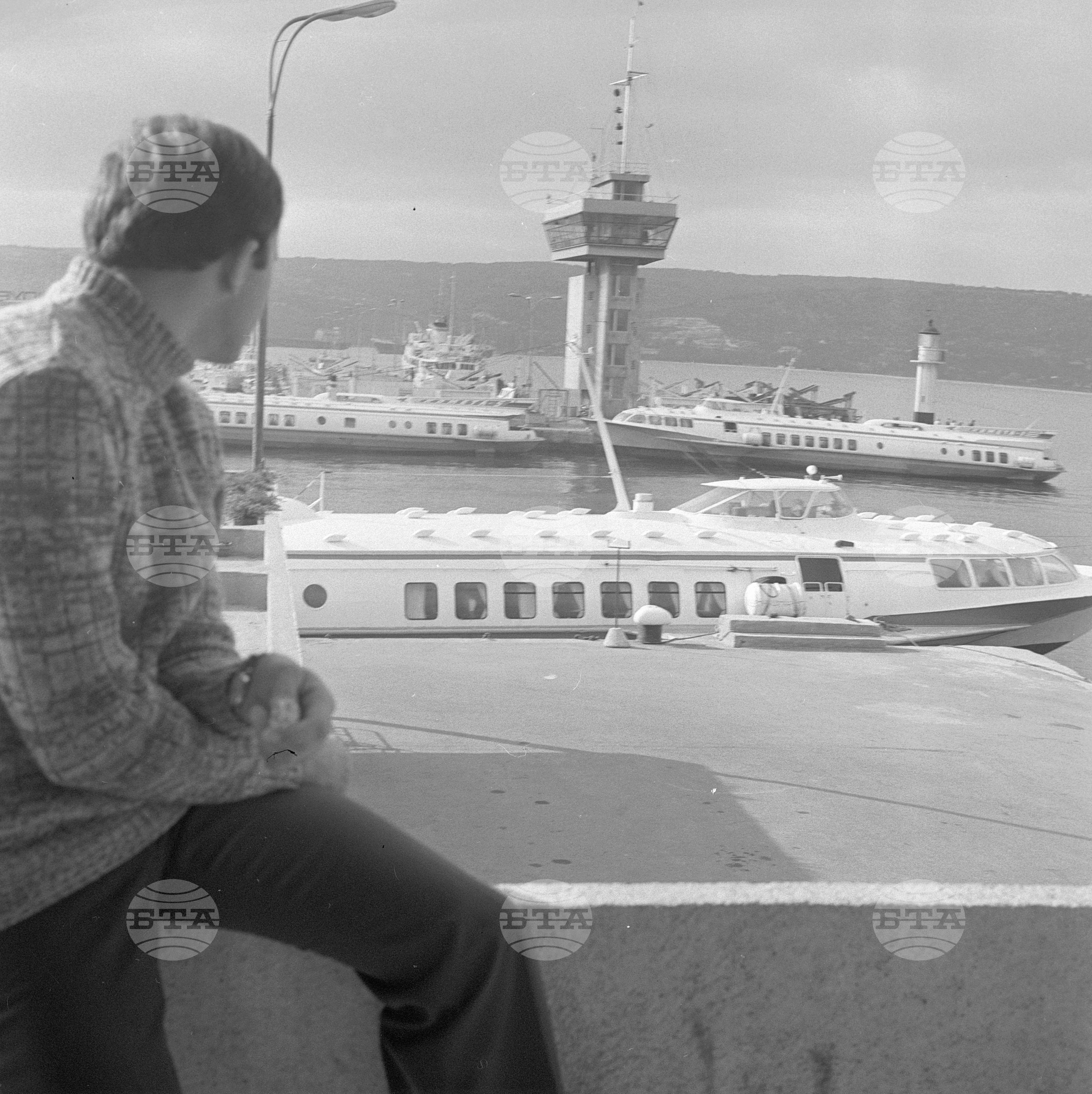 Морската гара на Варна през 1973 година