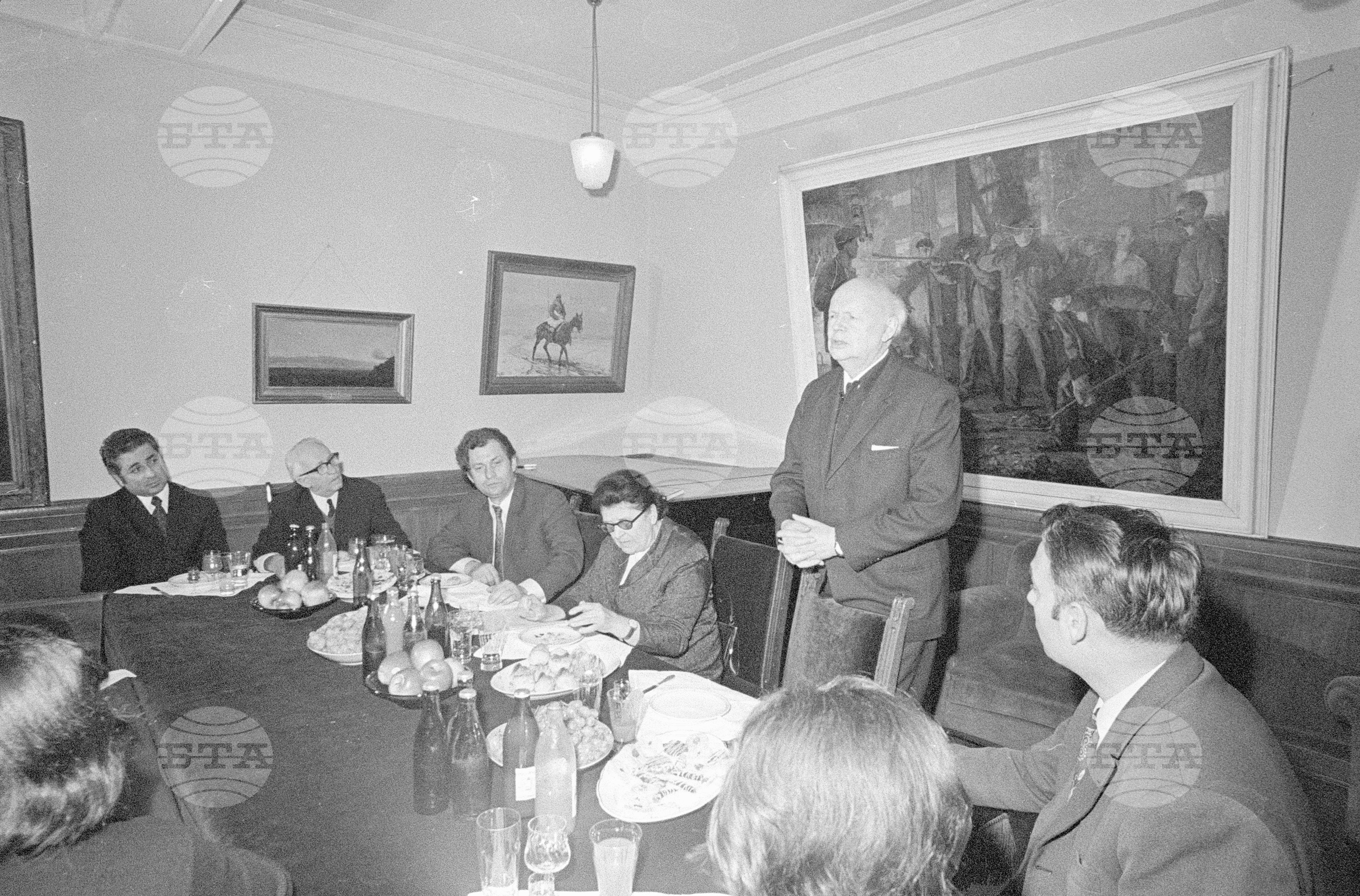 Прием на Цола Драгойчева - 1972 година
