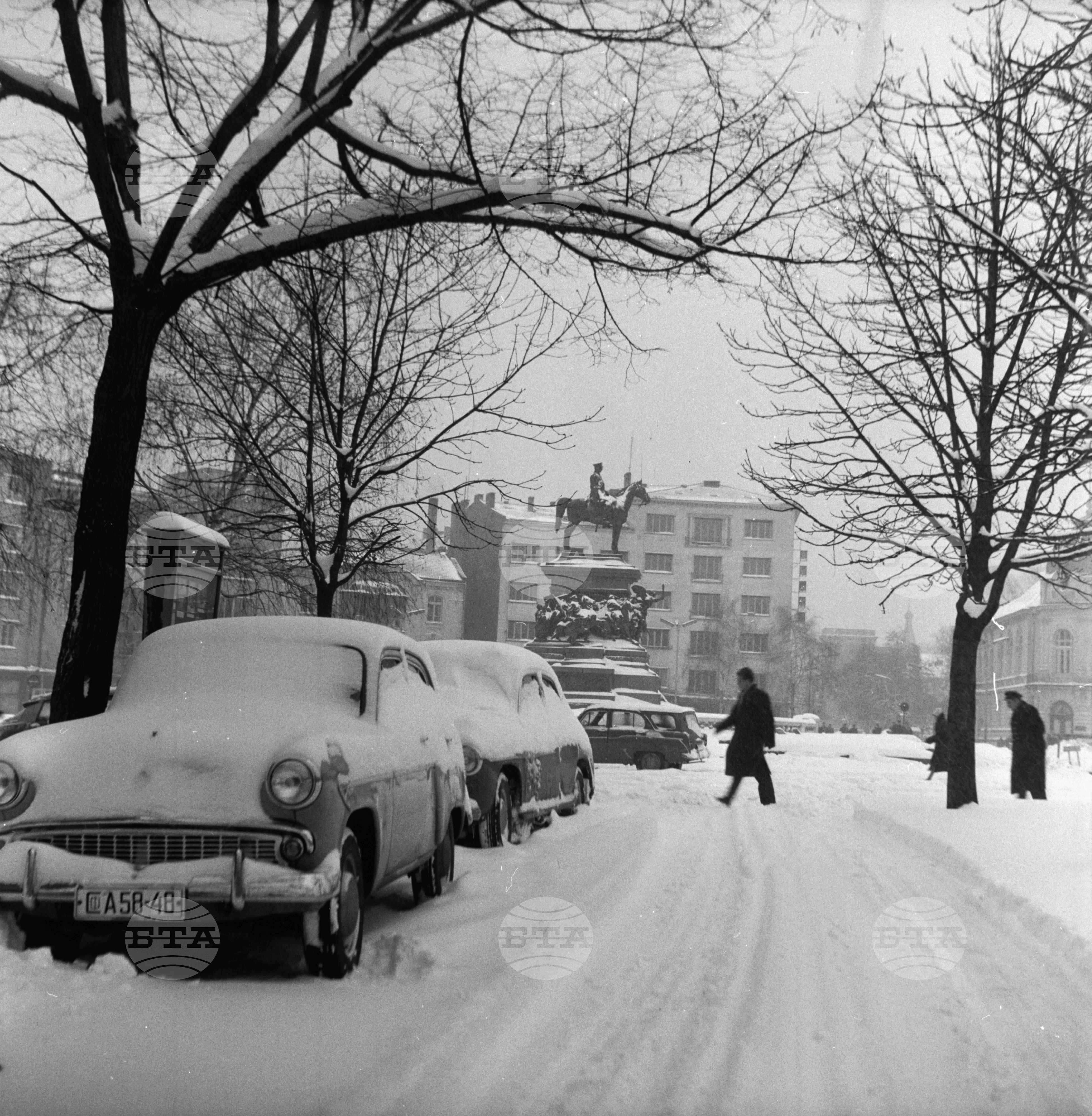 София в прегръдките на зимата - 1962 година
