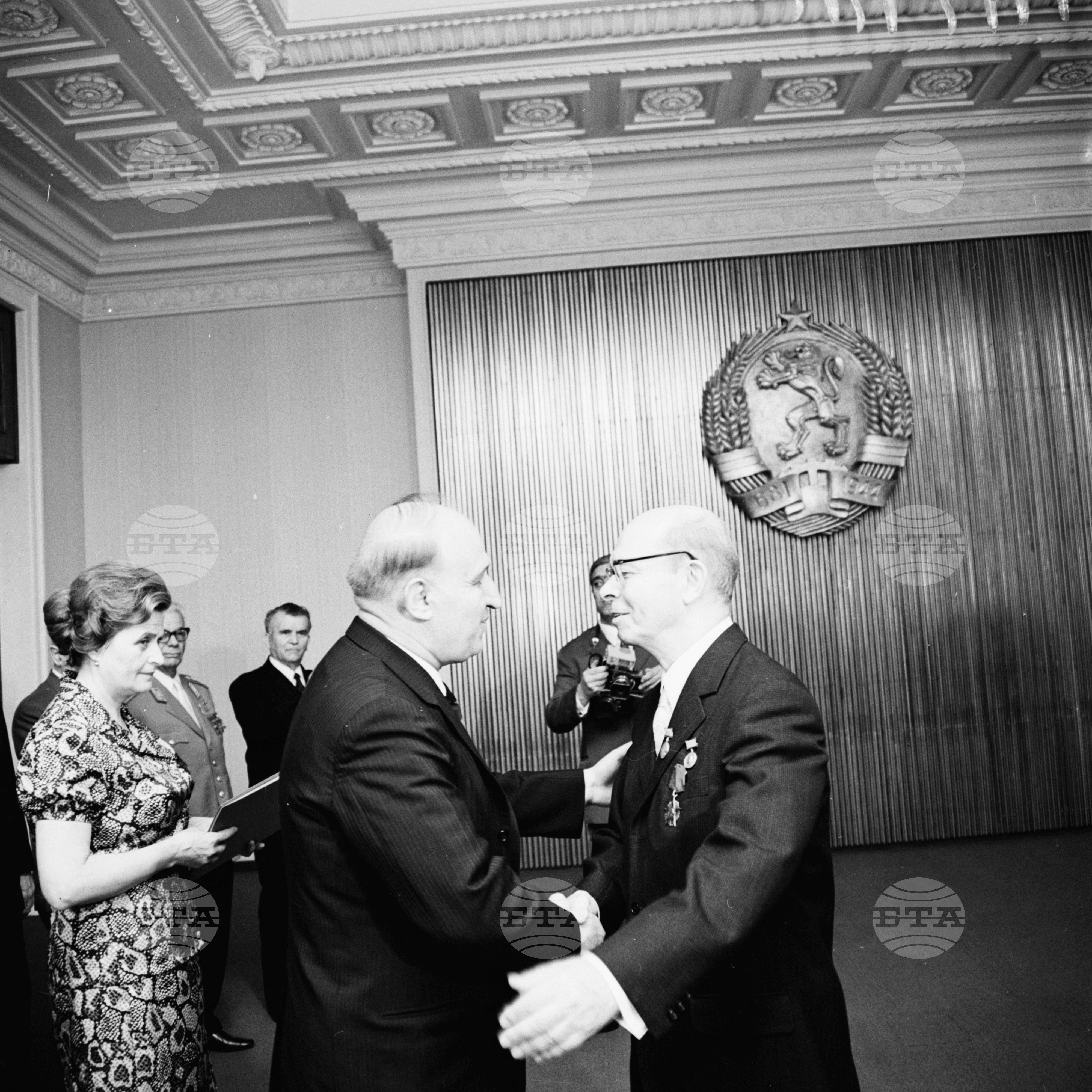 Награждаване на лауреати с  Димитровската награда - 1972 година