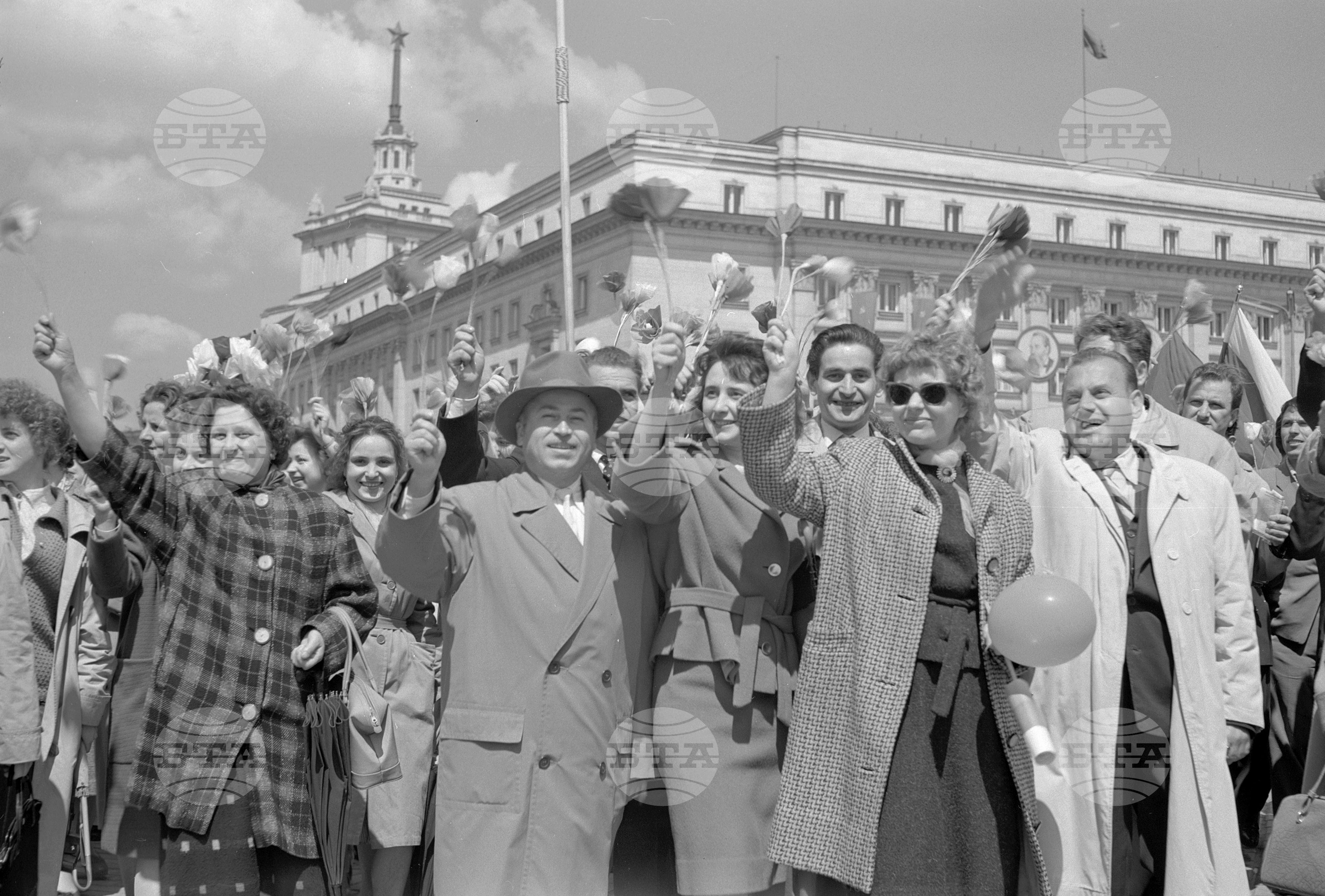 Тържествено честване на Първи май в София 1962г. част 2
