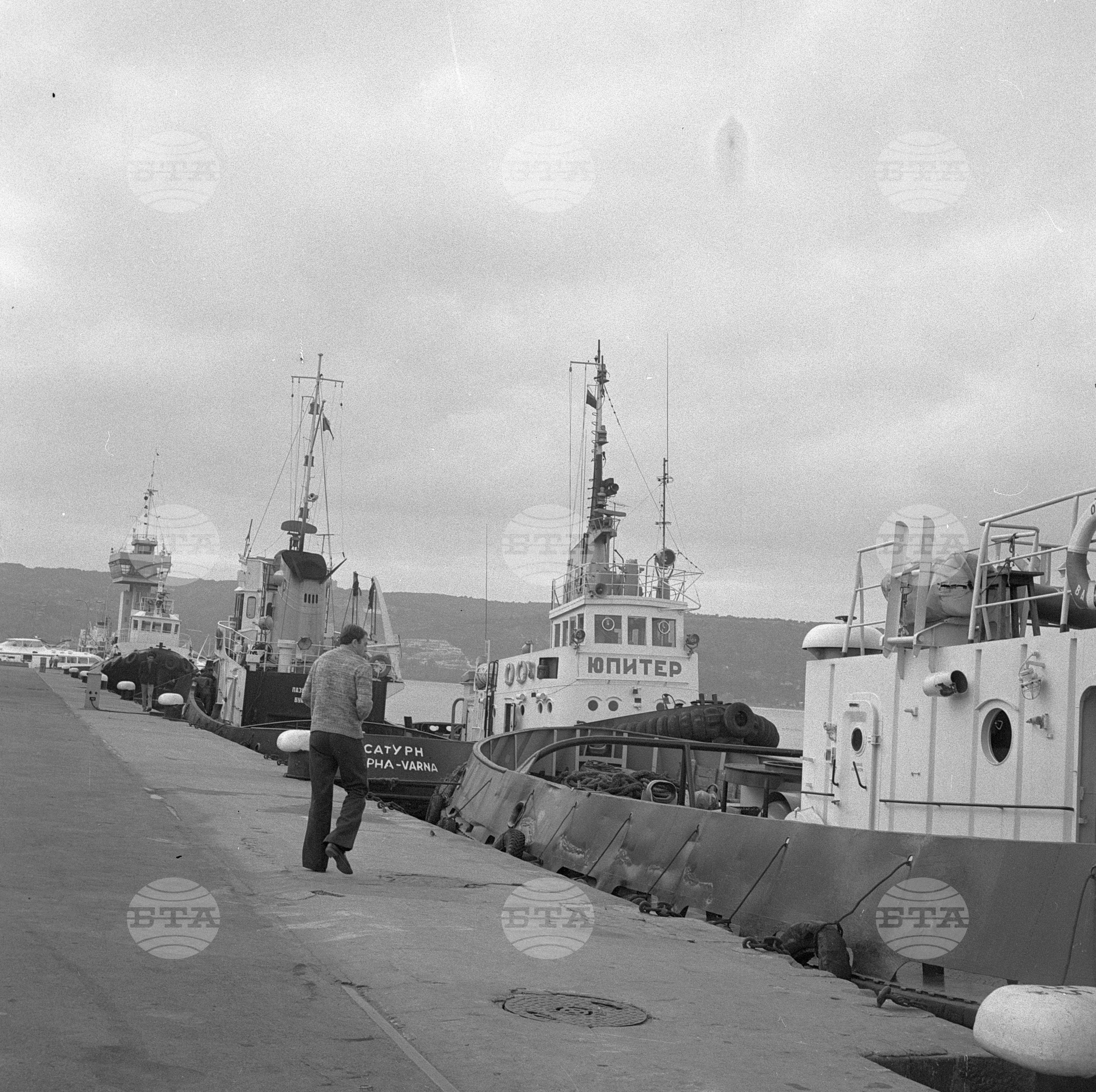 Морската гара на Варна през 1973 година