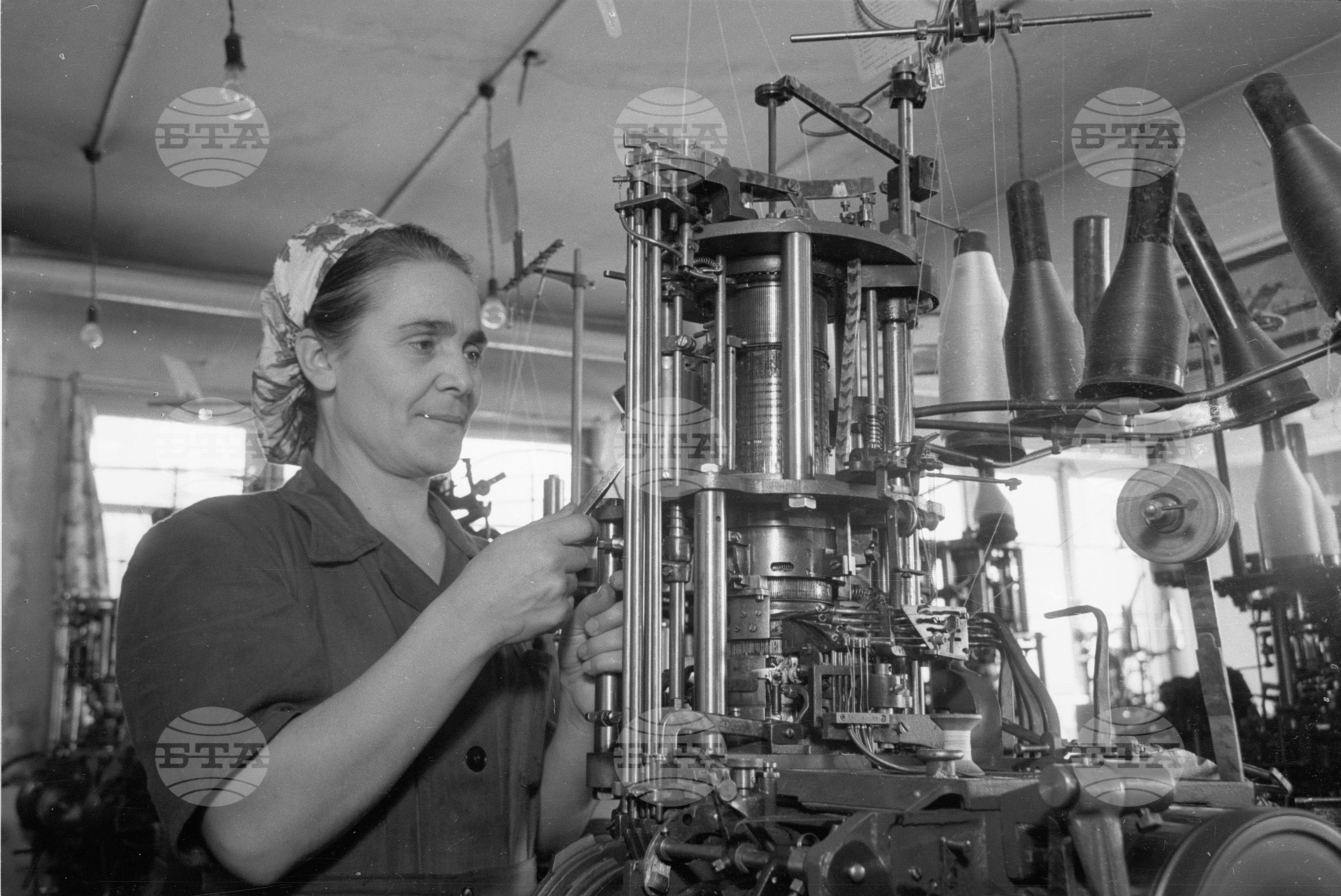 Чорапна фабрика "Йорданка Чанкова" в София - 1956 година
