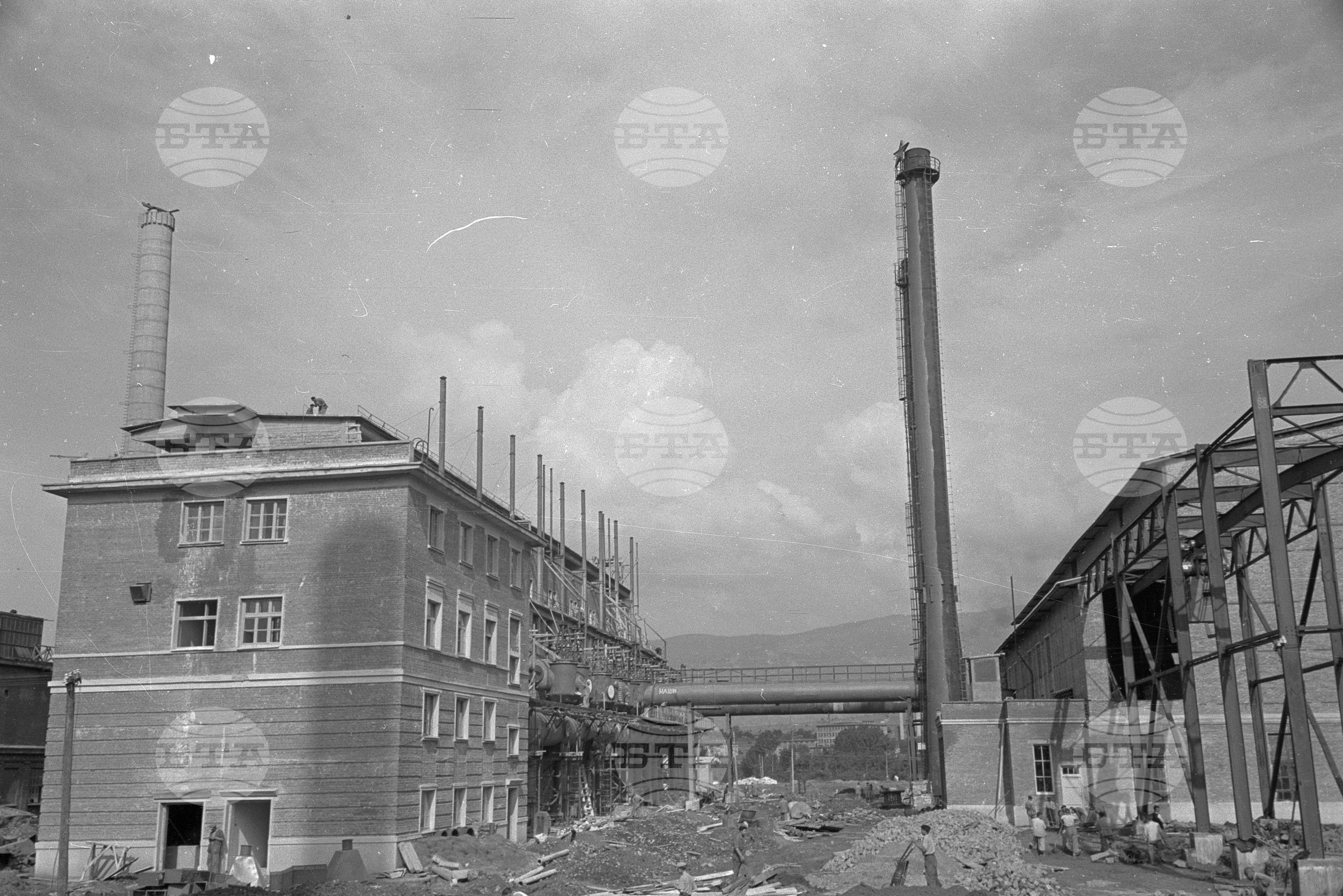 Държавен металургичен завод „Ленин“ - 1953 година - строеж
