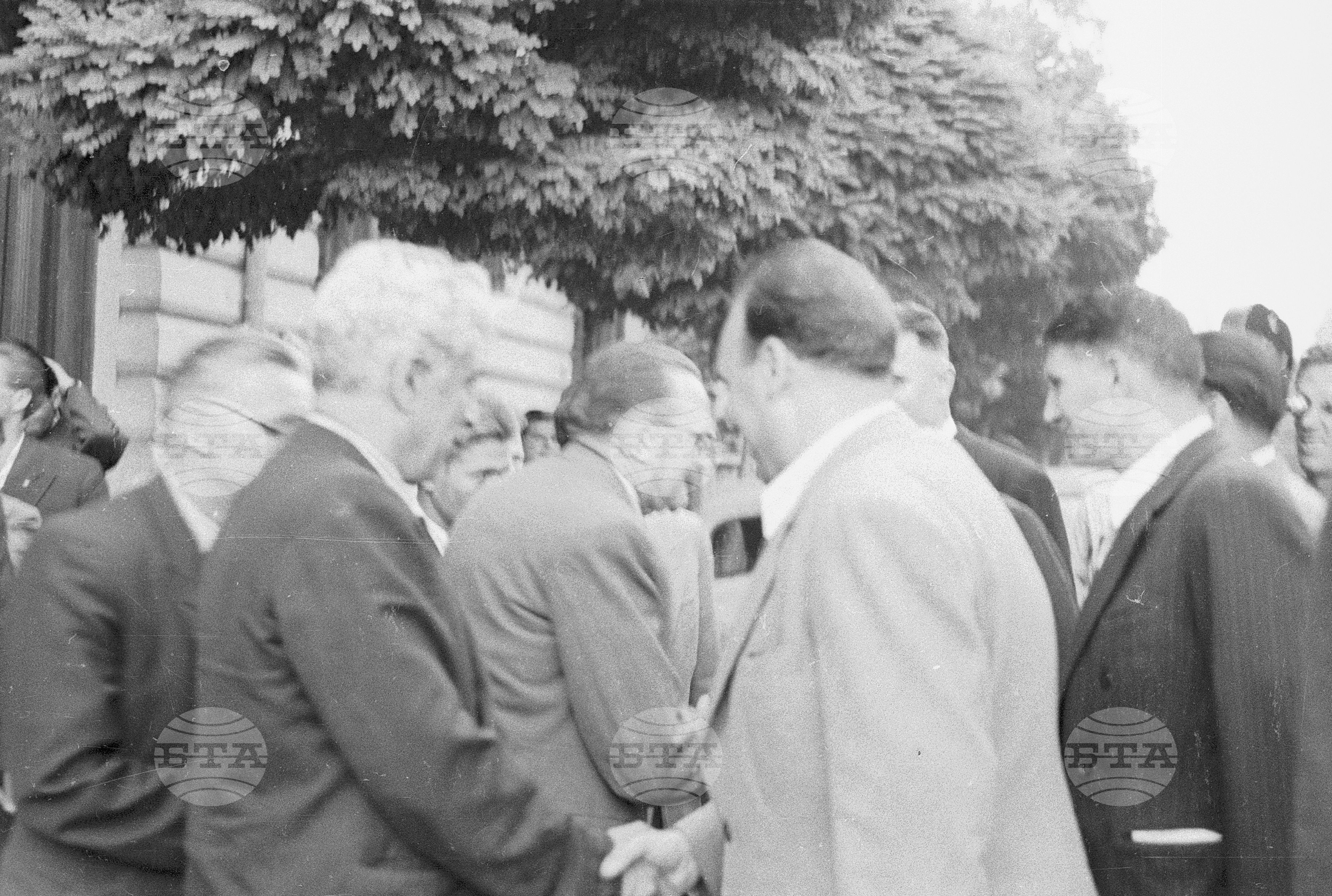Съветските гости по време на месеца на Съветската дружба, 1951 година - Чекирьов, Скрябин и други