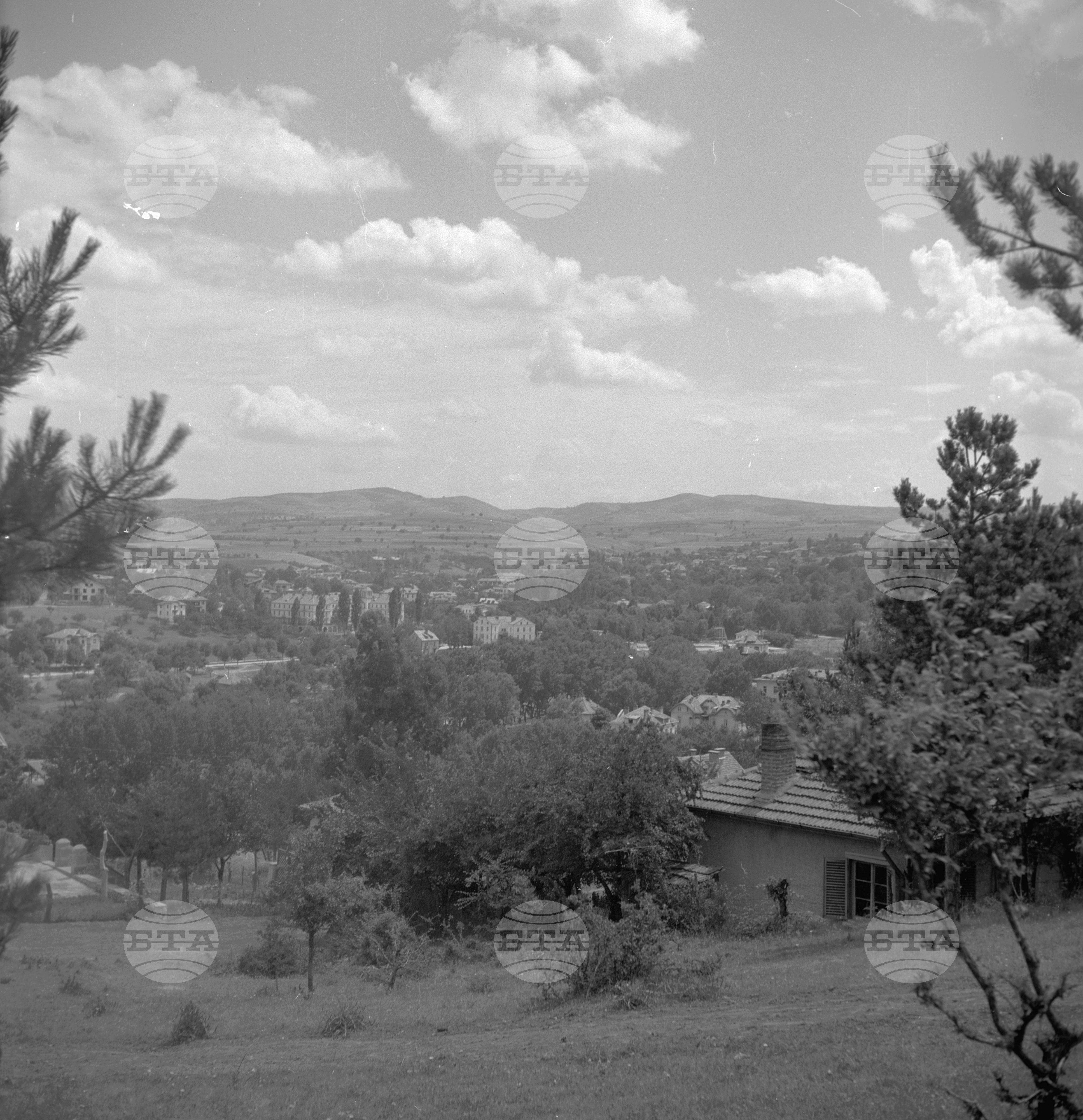 Курортът Банкя през 1952 година