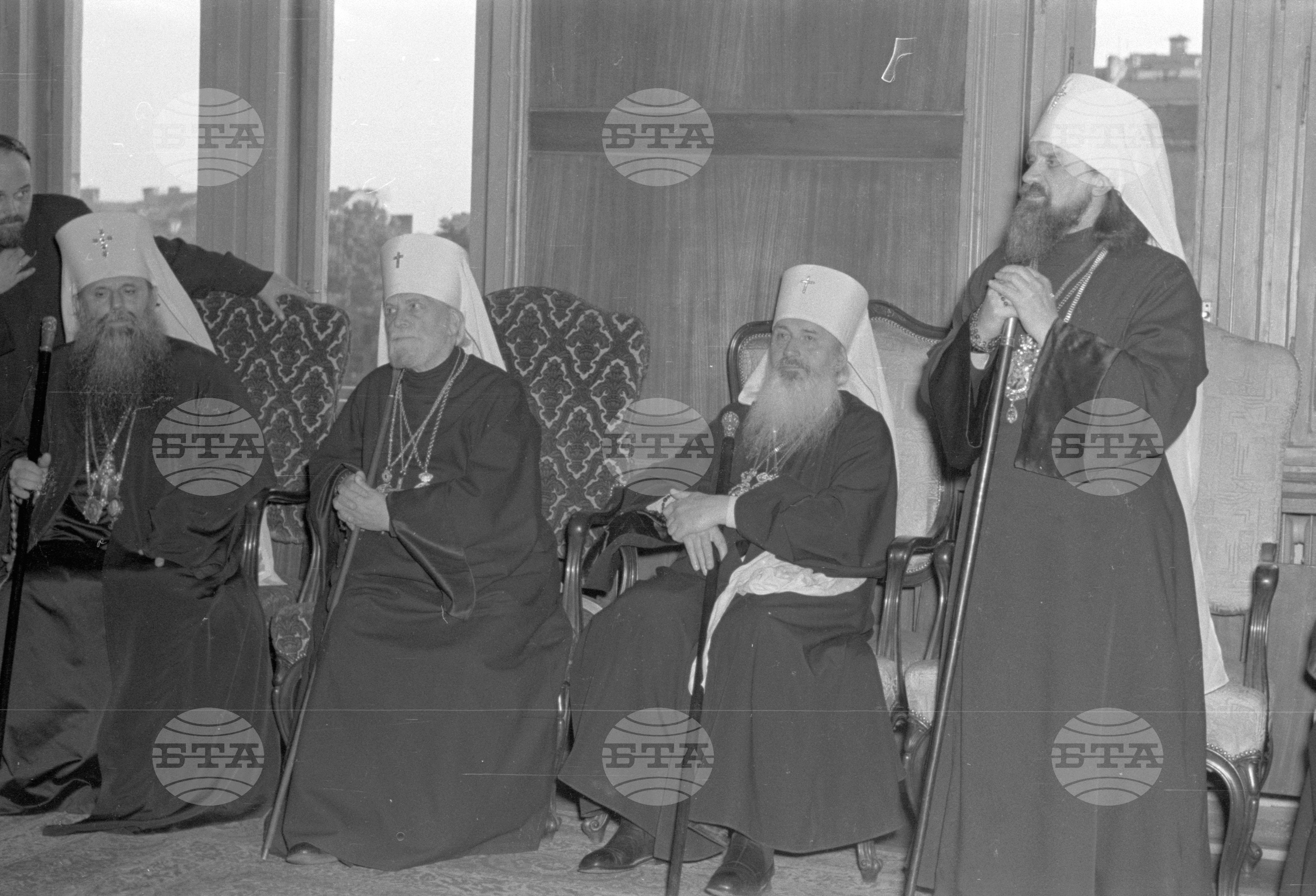 Тържествено заседание на Светия Синод с патриарха Кирил Пловдивски и гостите по случай избирането на патриарх на Българската православна църква