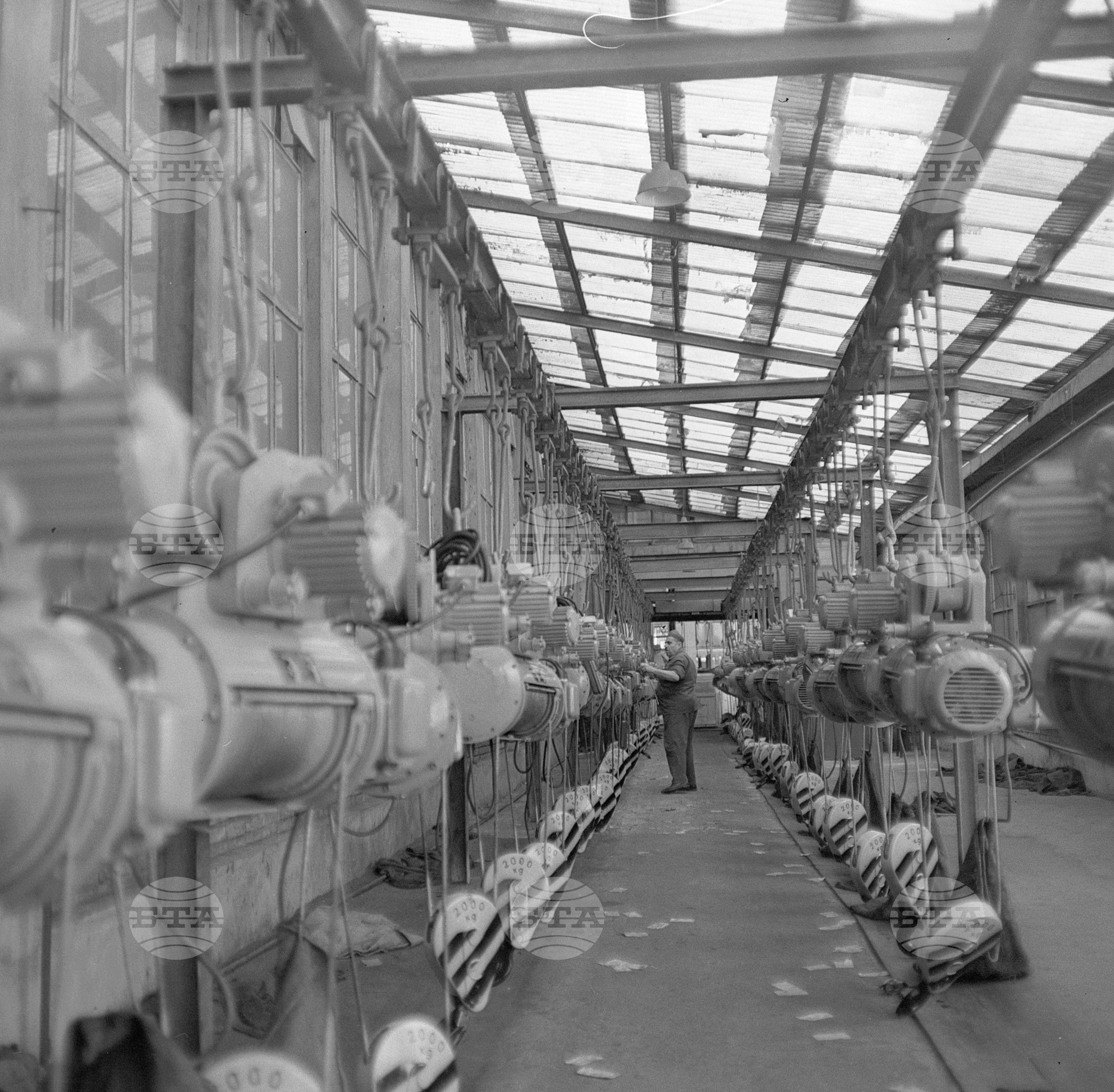 В завода за електротелфери "Подем" в град Габрово 1970 година