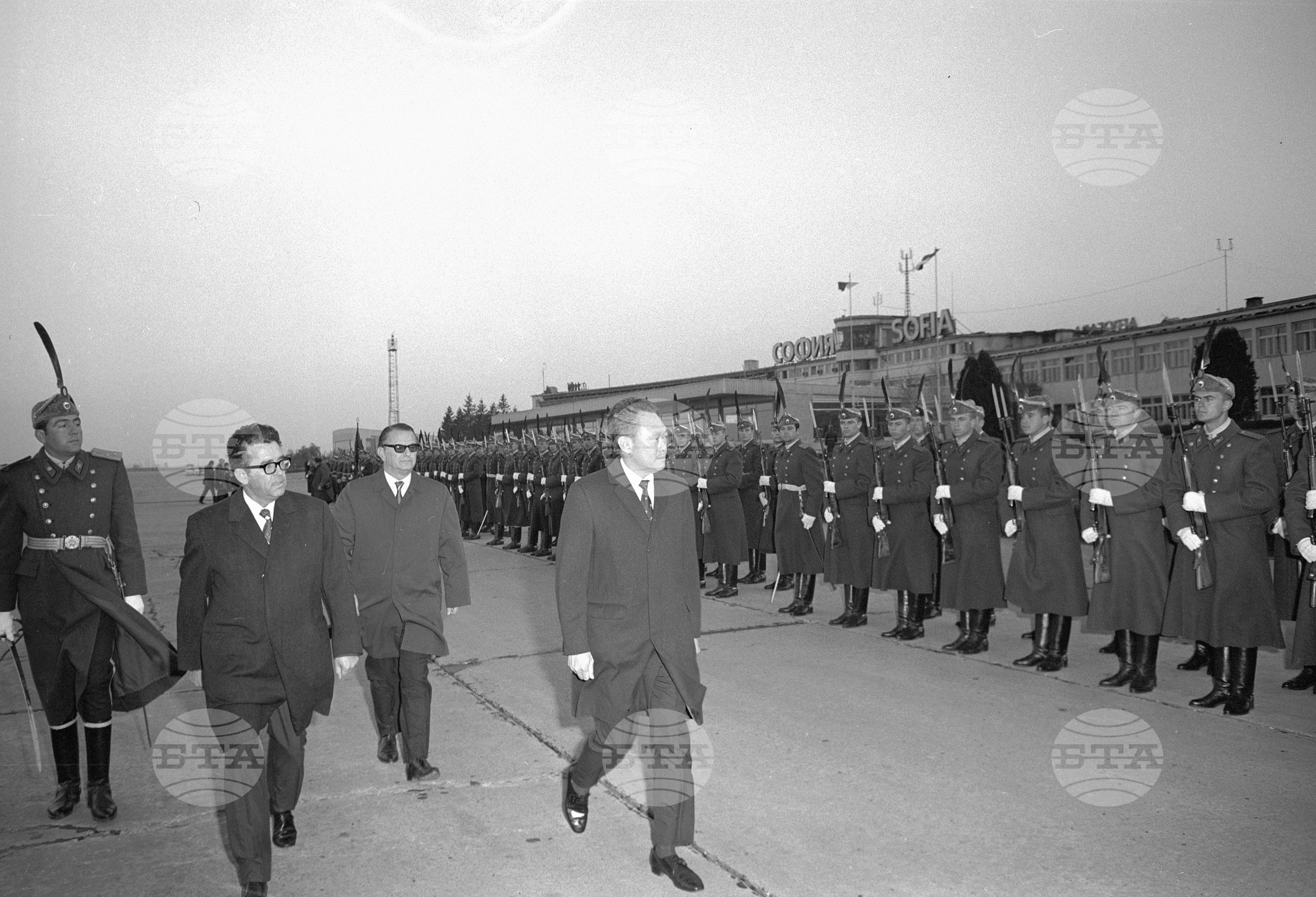 Посрещане на министър председателят на Сингапур