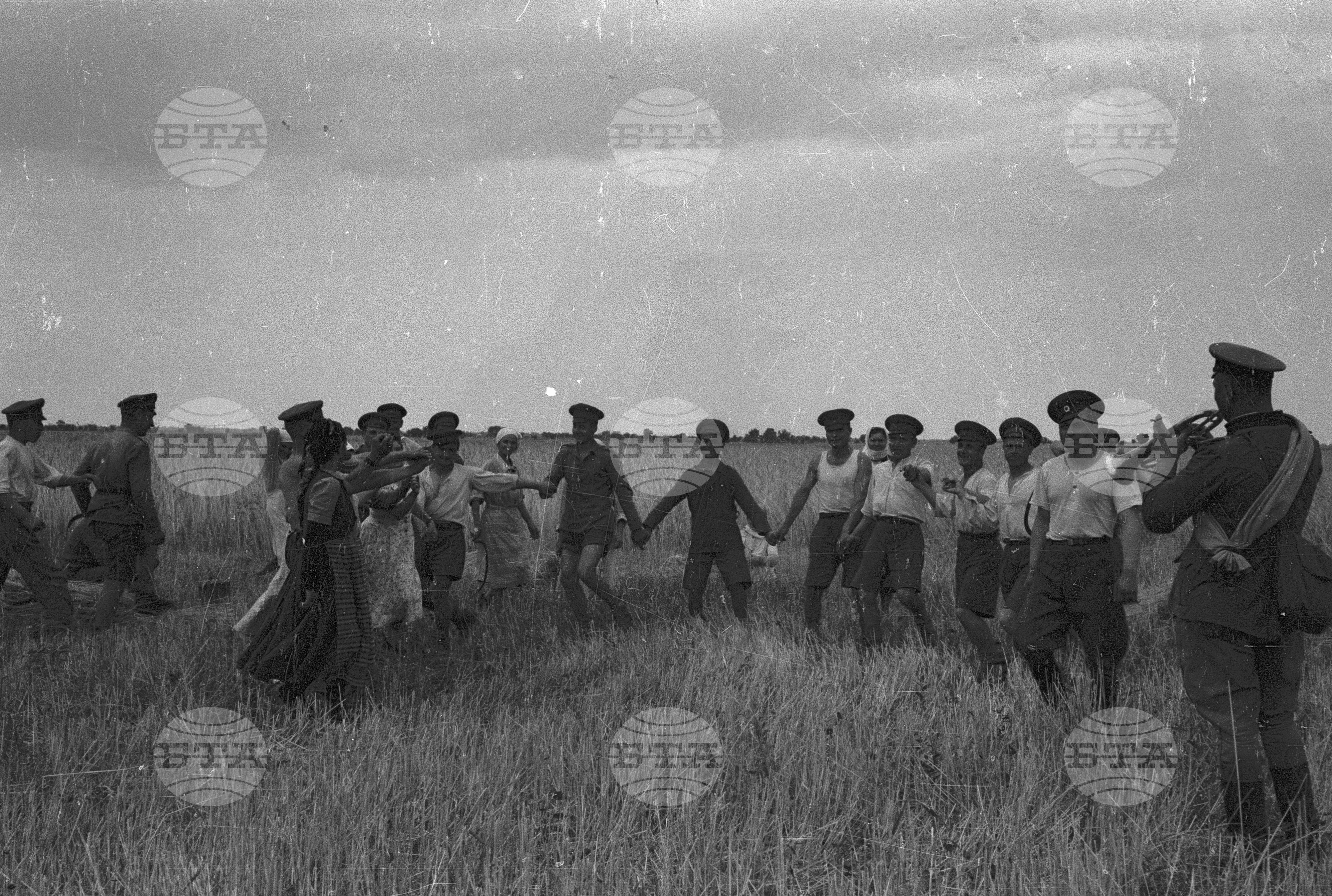 Жътва в Голямо Конаре (дн. гр. Съединение), 1951