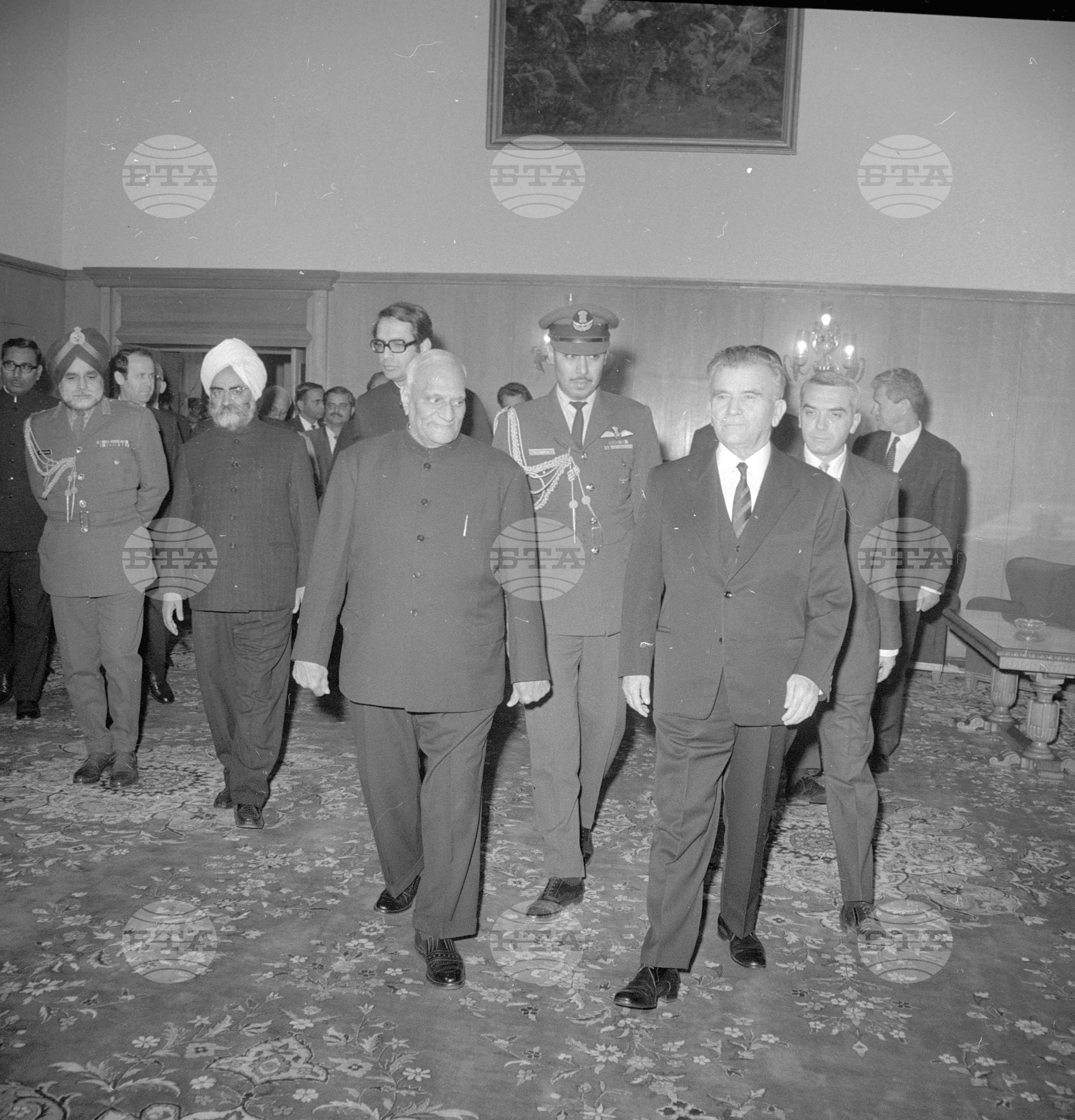 Индийският президент Варахагири Венката Гири на посещение в България - част 1