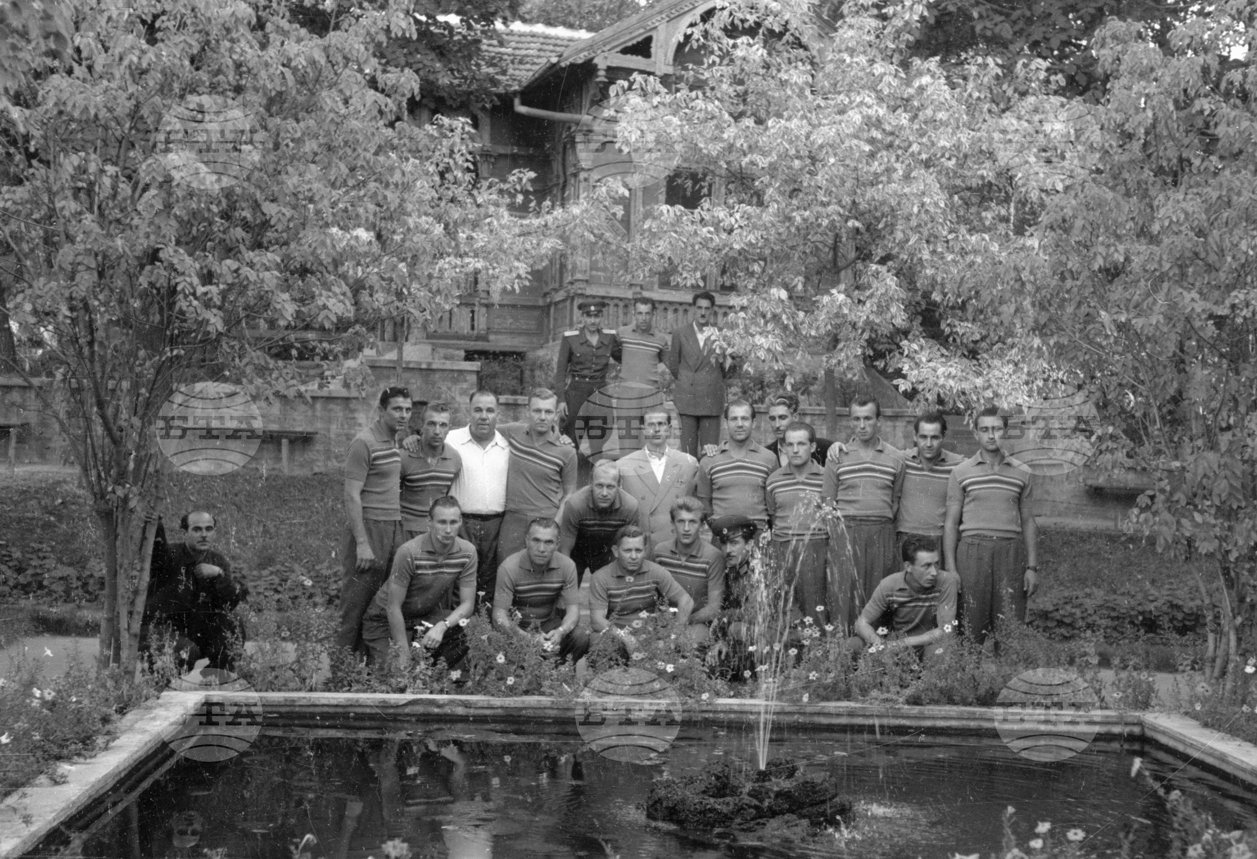 Чехословашки футболен отбор в Пловдив, 1951