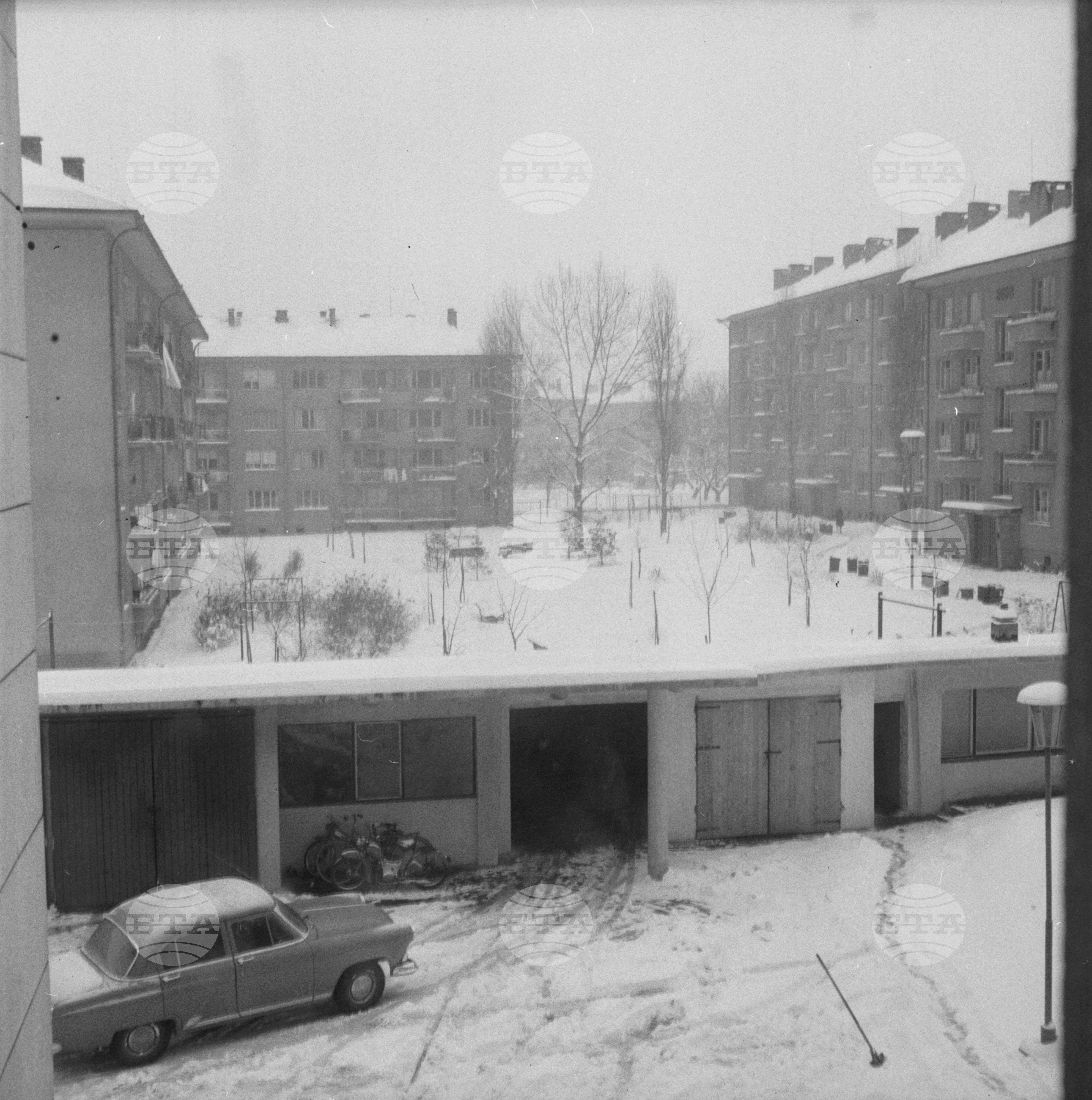 Гаражите на БТА 1962 година