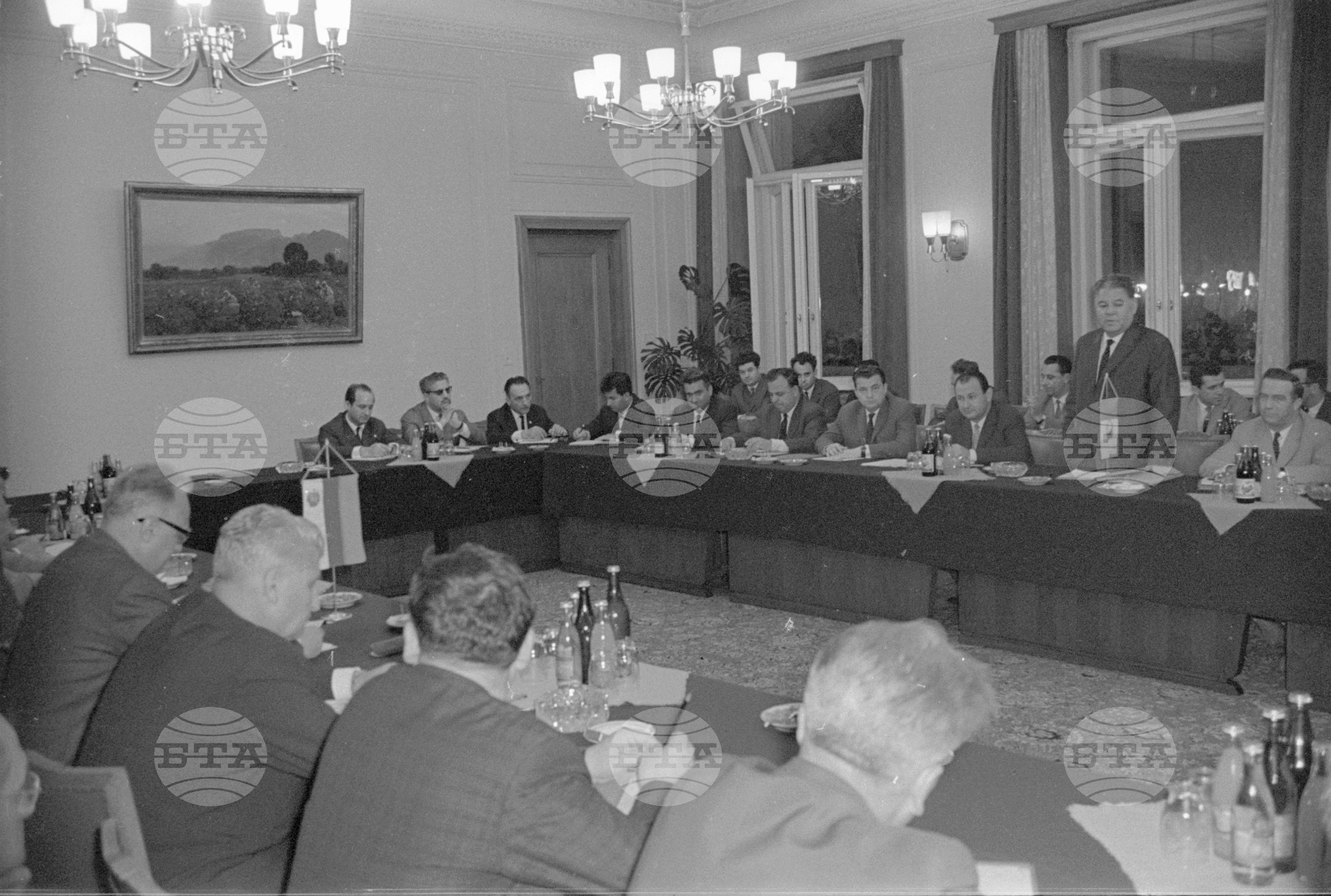 Пленарно заседание на съвместната българо-румънска комисия по линията на СИВ (Съвет за икономическа взаимопомощ)