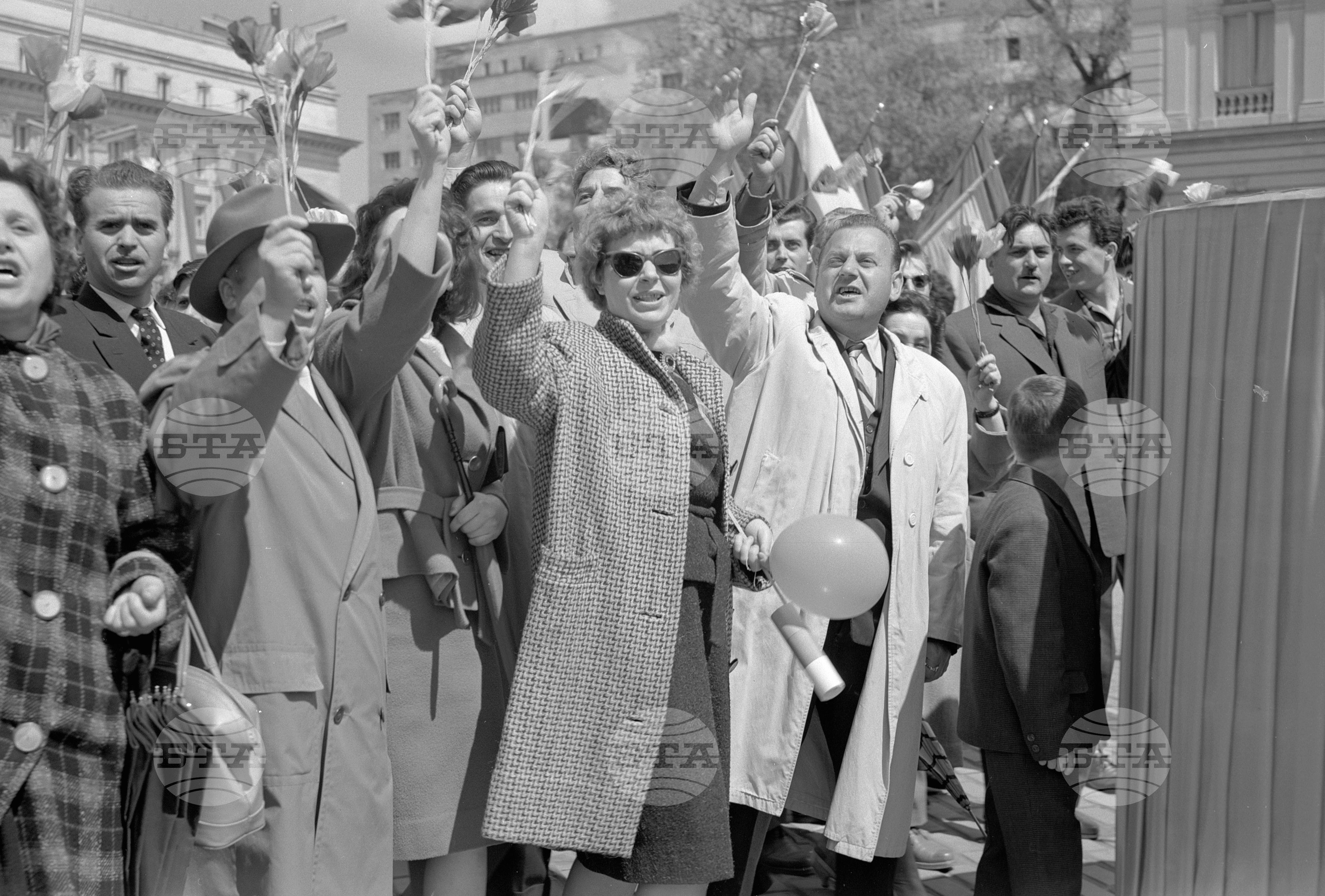 Тържествено честване на Първи май в София 1962г. част 2