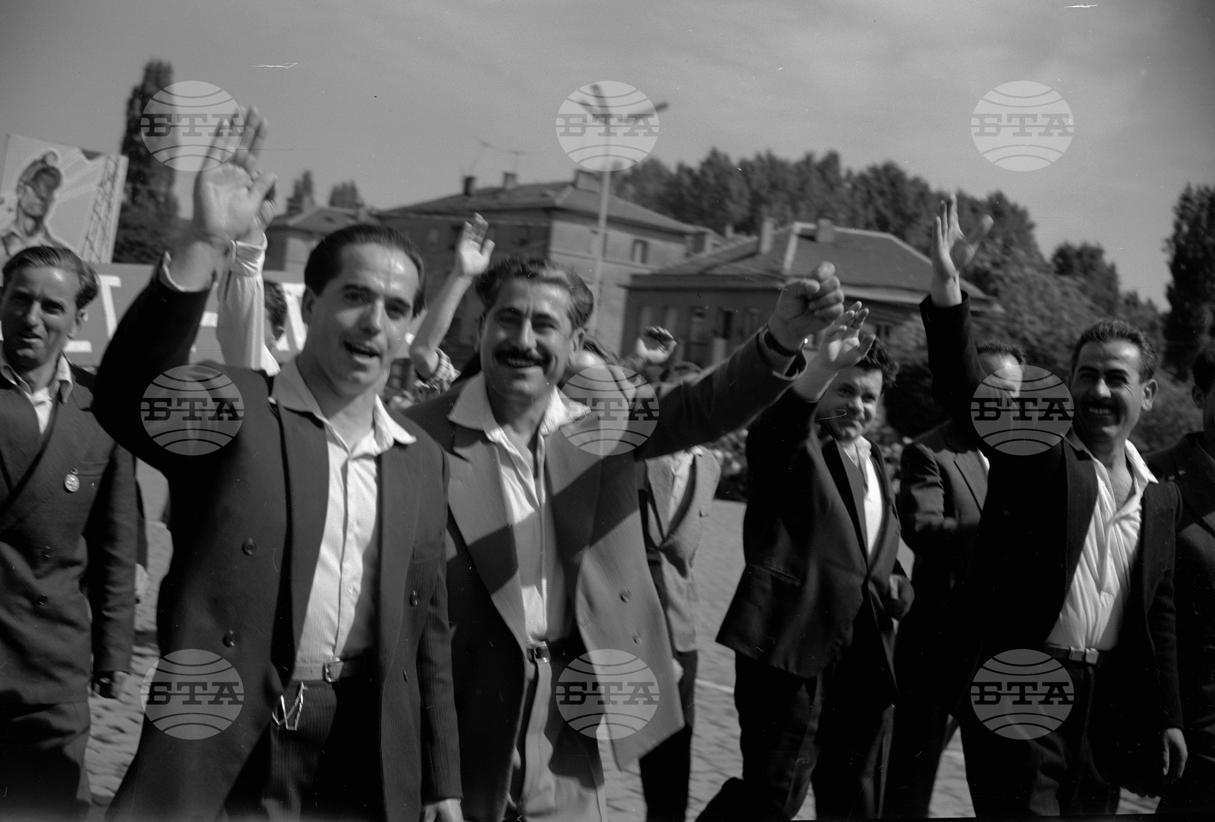Деветосептемврийската манифестация на трудещите се в Димитрово